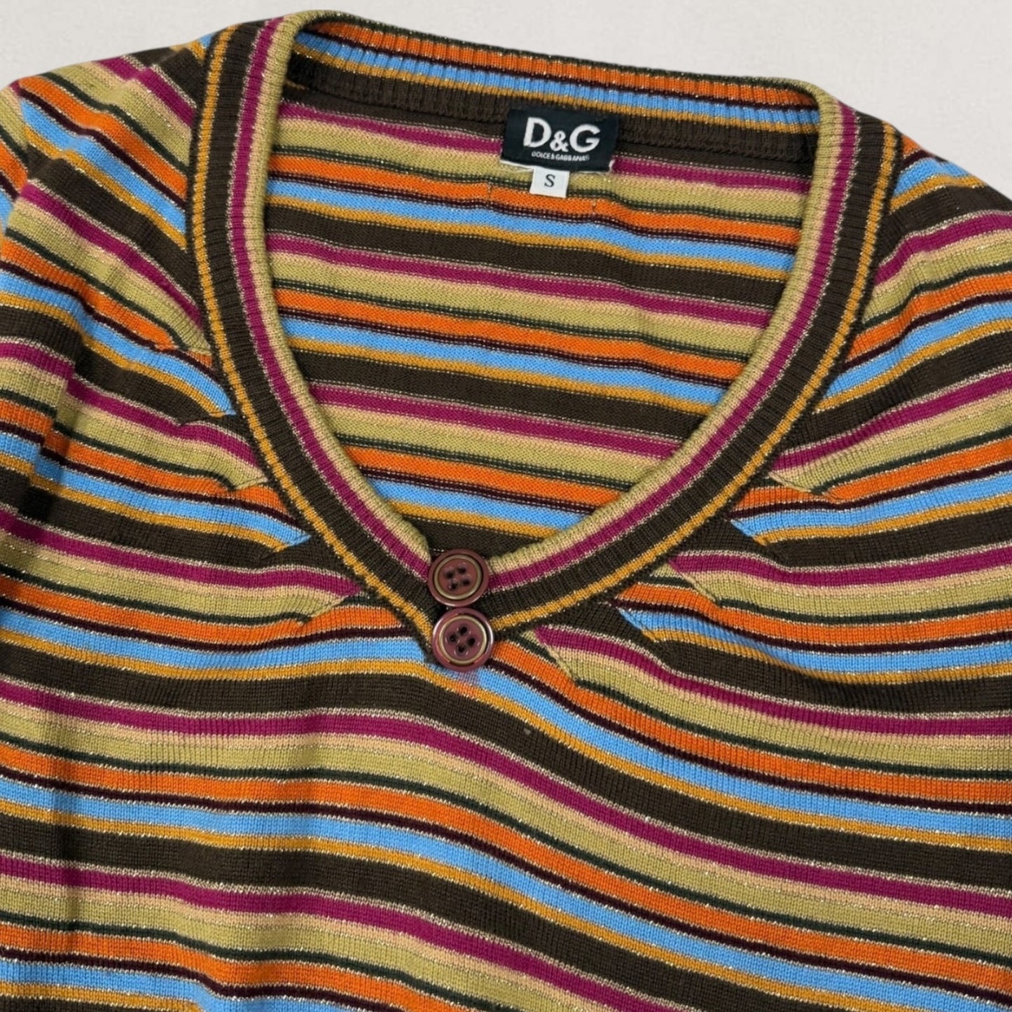 Dolce and Gabbana striped jumper