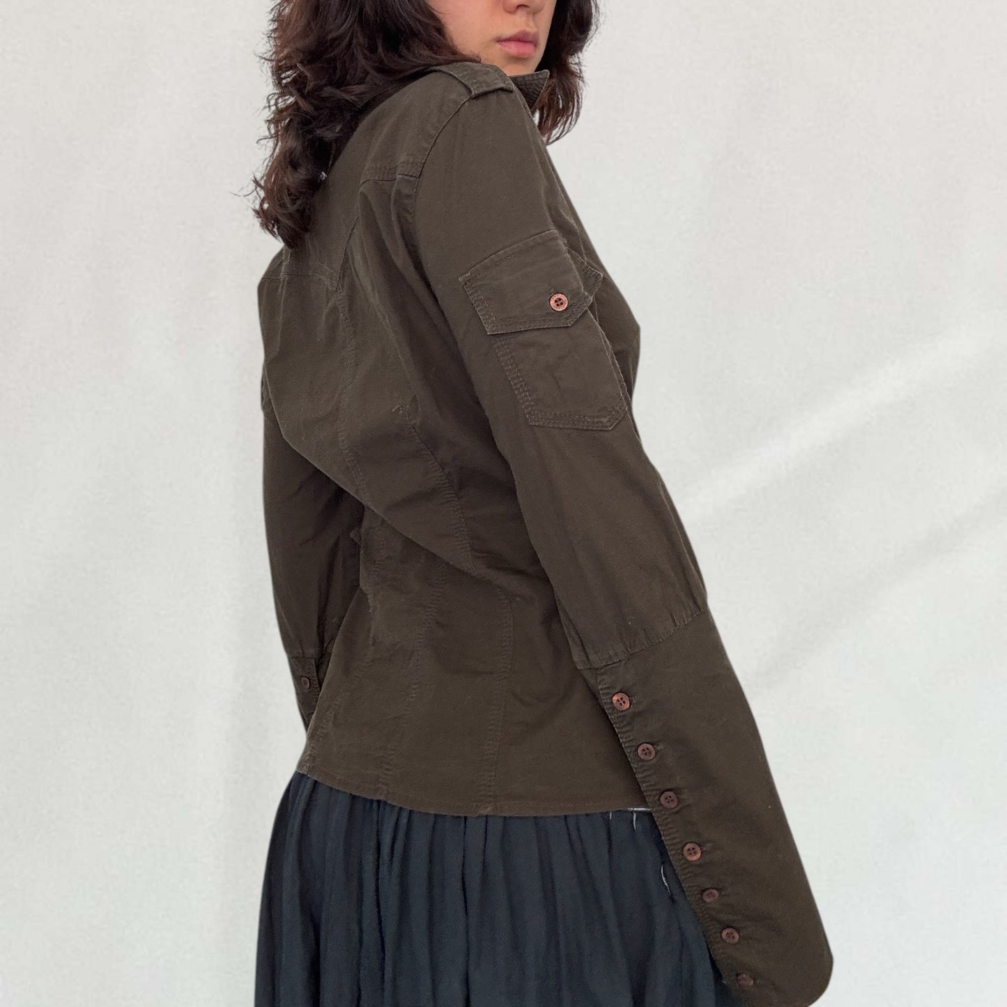 Moschino military style shirt