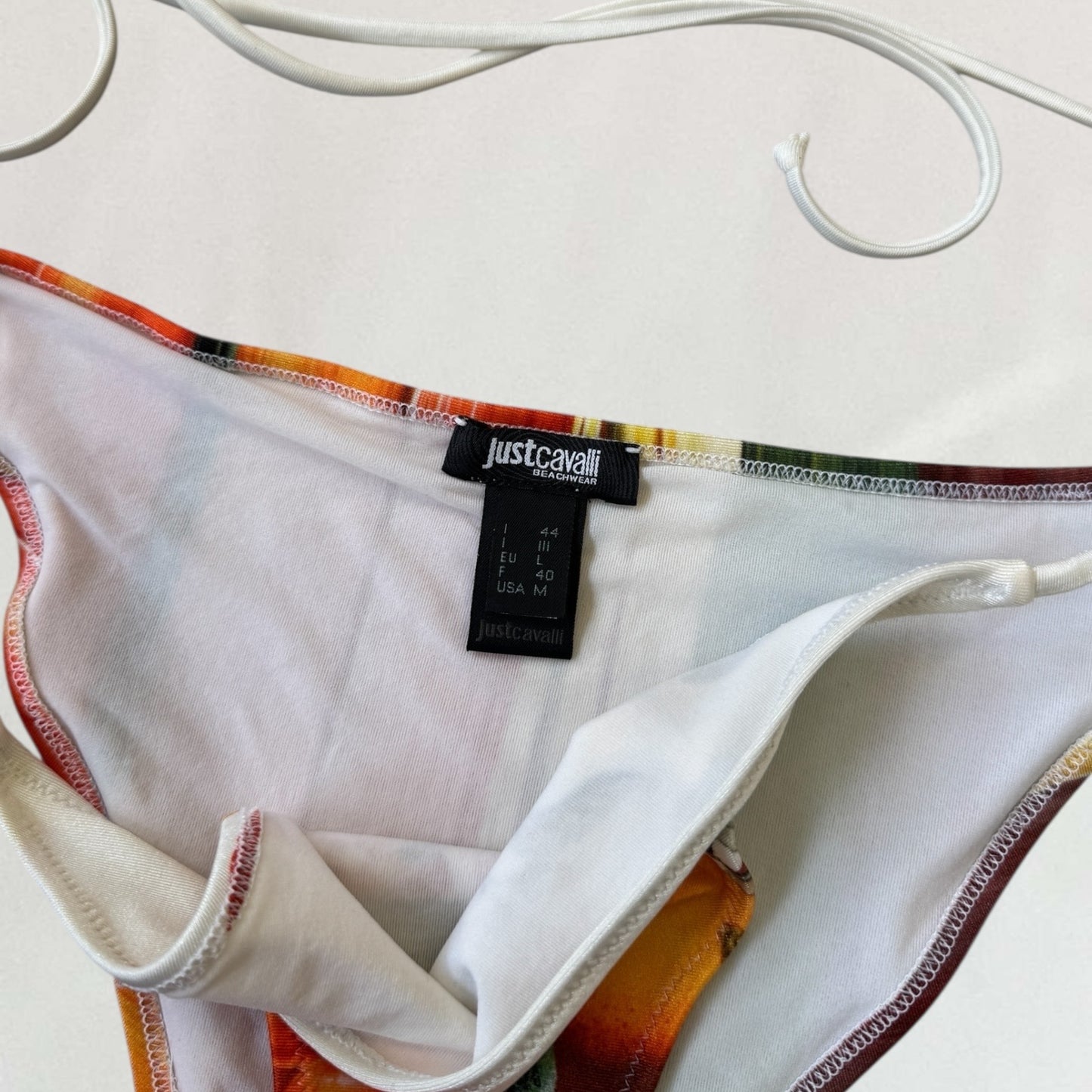 Roberto Cavalli fruit print bikini