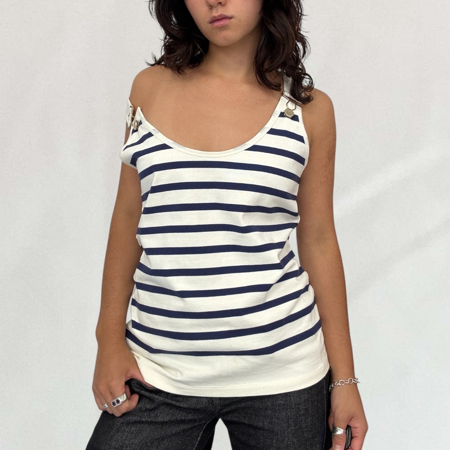 Jean Paul Gaultier striped vest