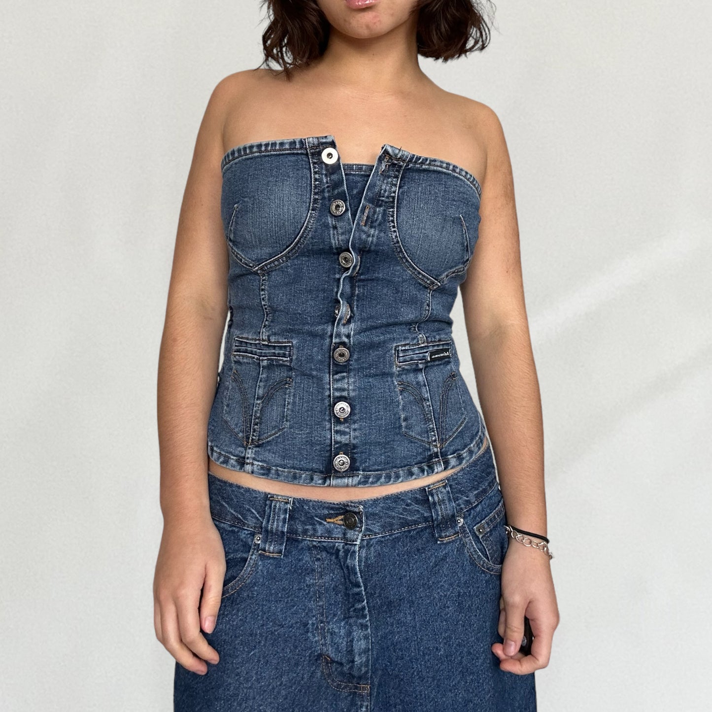 Dolce & Gabbana denim bandeau
