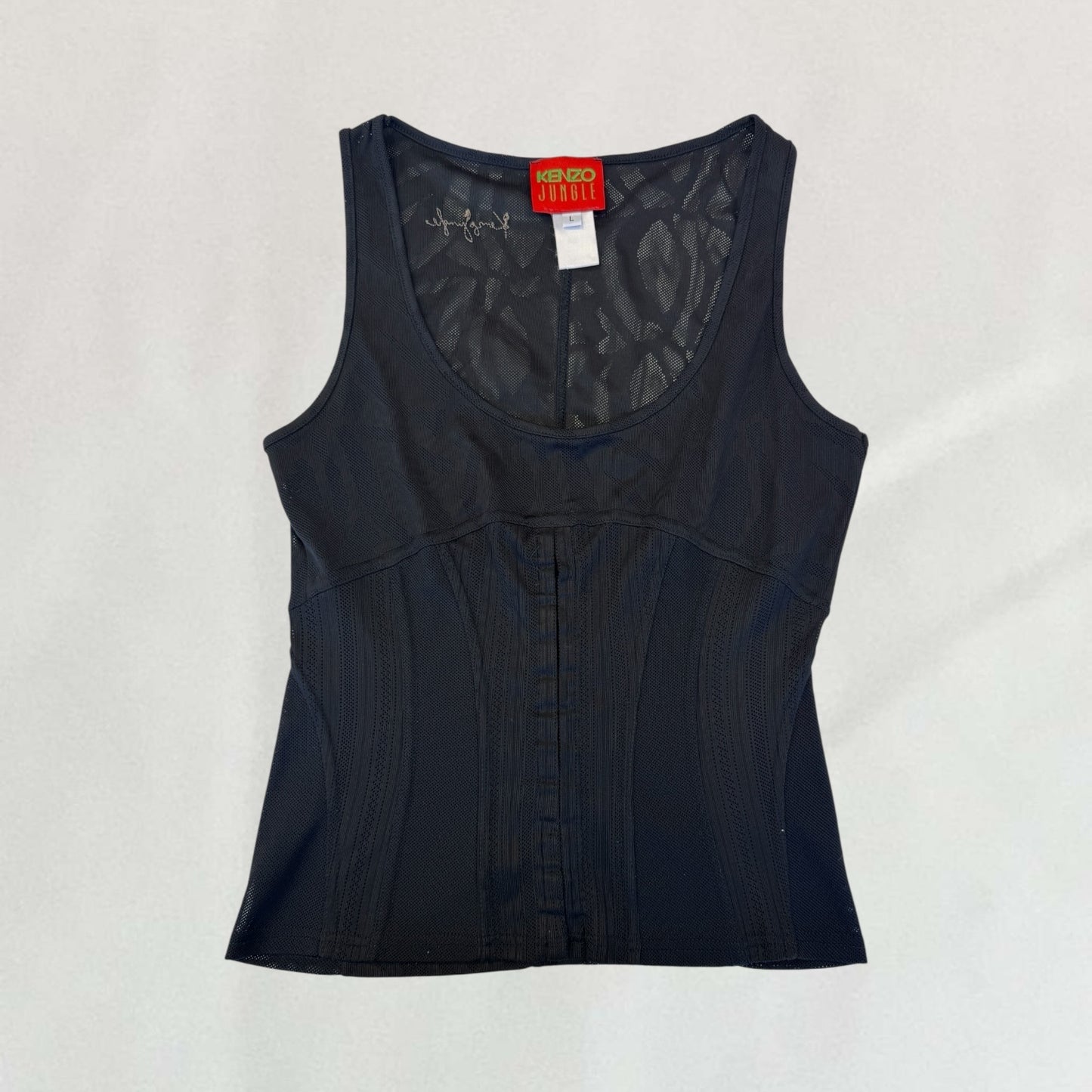 Kenzo hook and eye detail tank