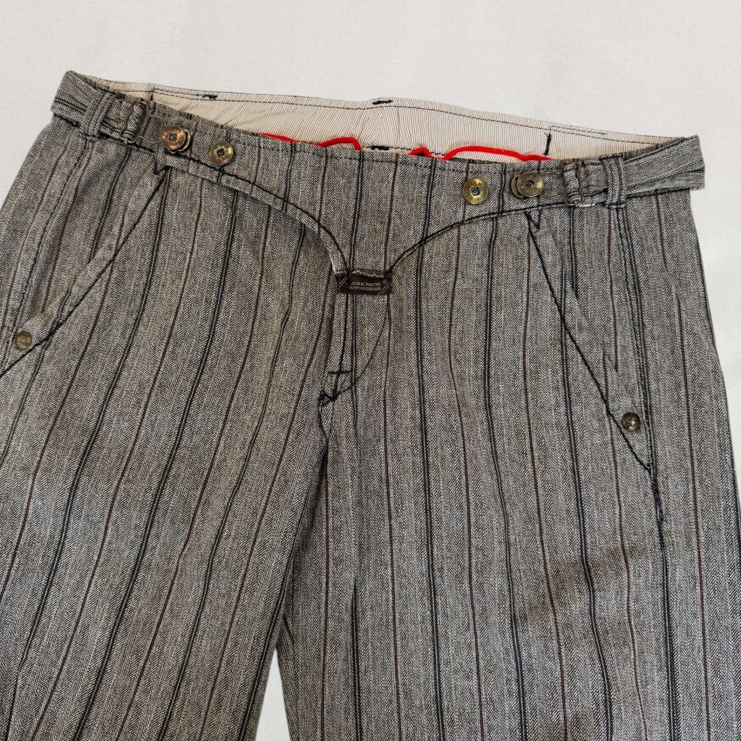 Marithé + François Girbaud buckle trousers