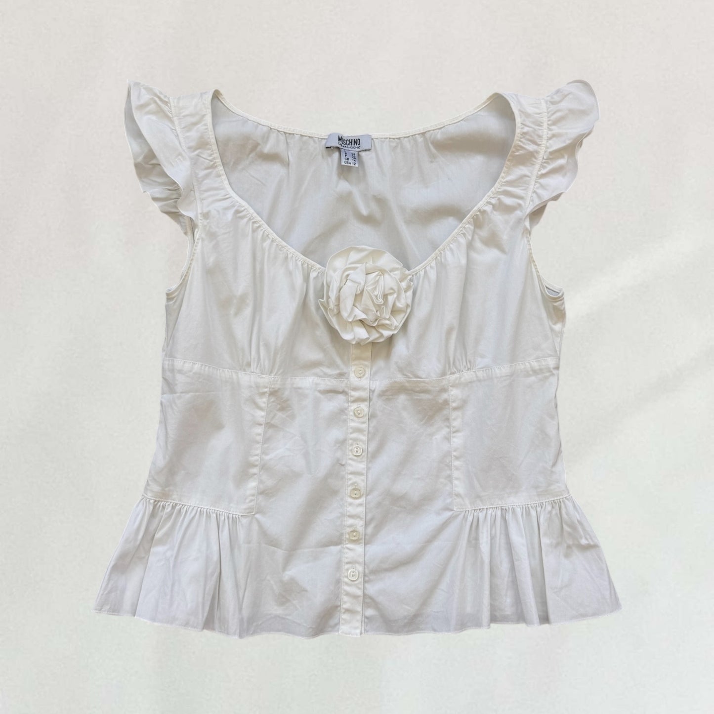 Moschino flower blouse