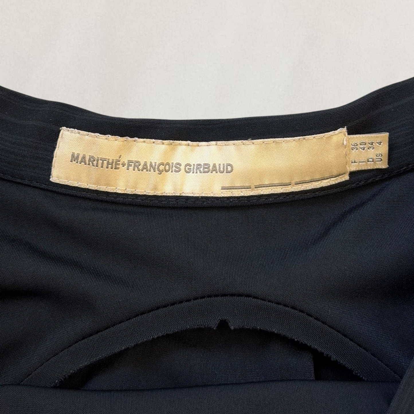 Marithé + François Girbaud pinstripe skirt