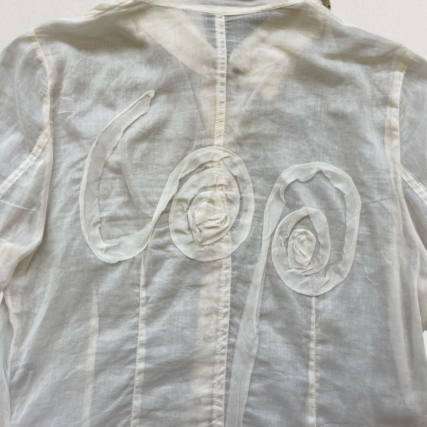 Cop Copine semi-sheer shirt