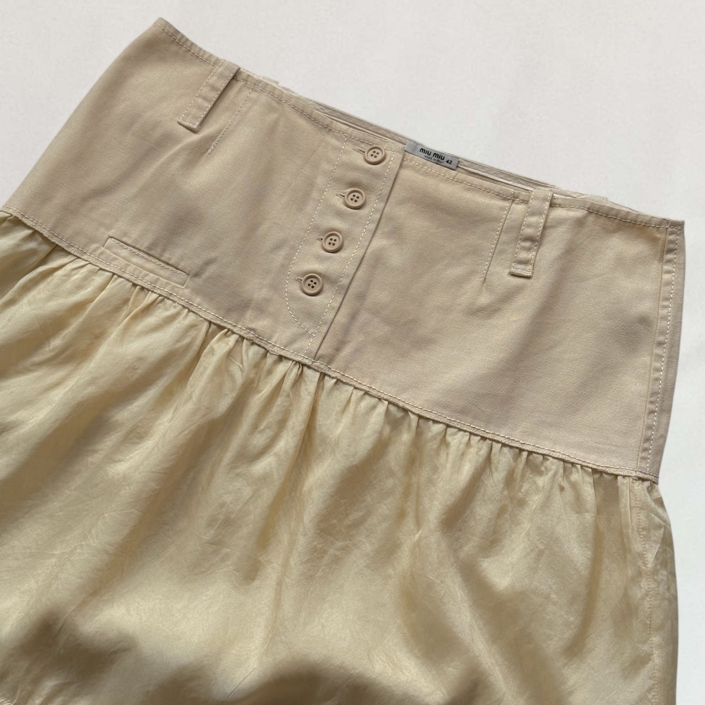 Miu Miu midi skirt