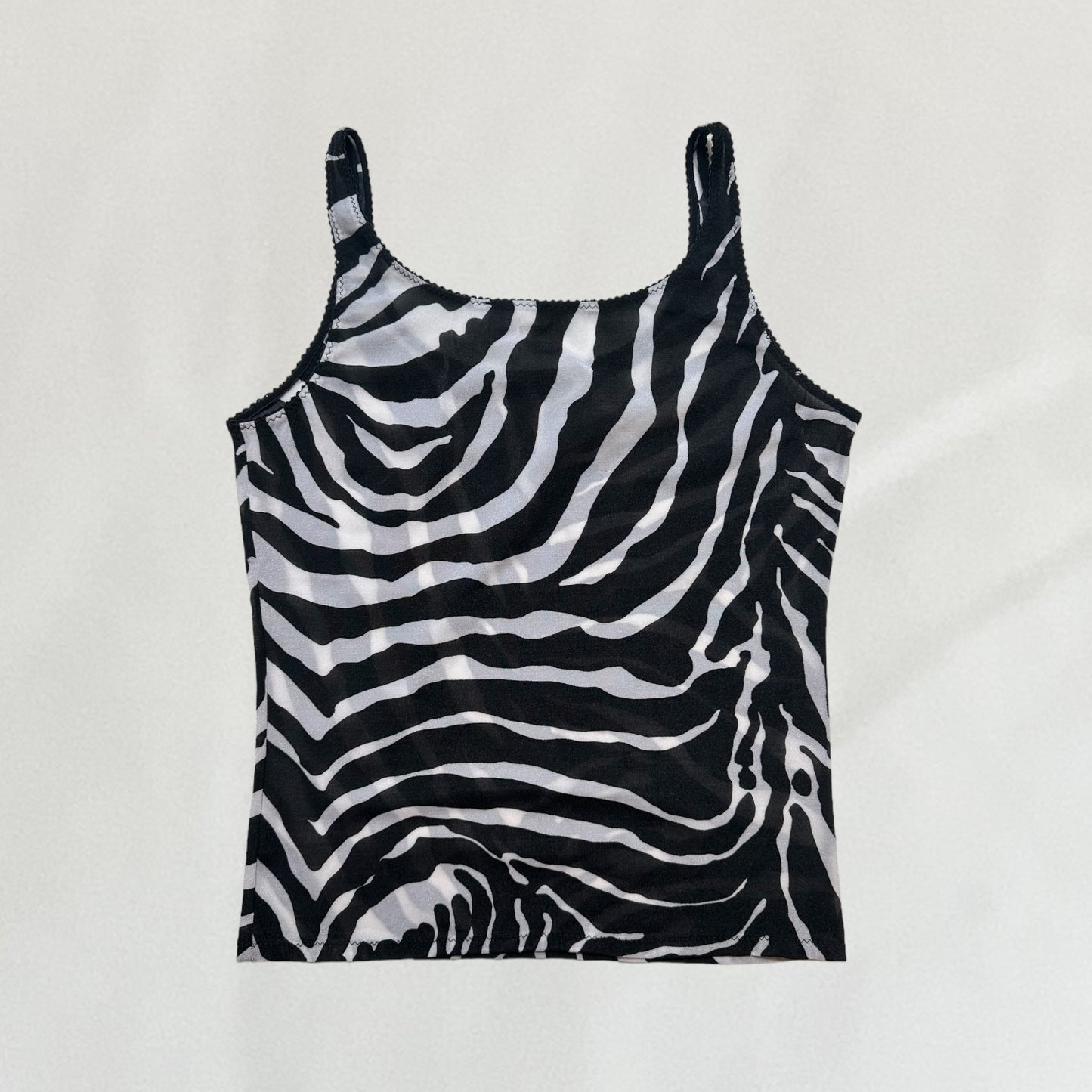 Dolce & Gabbana zebra print cami top