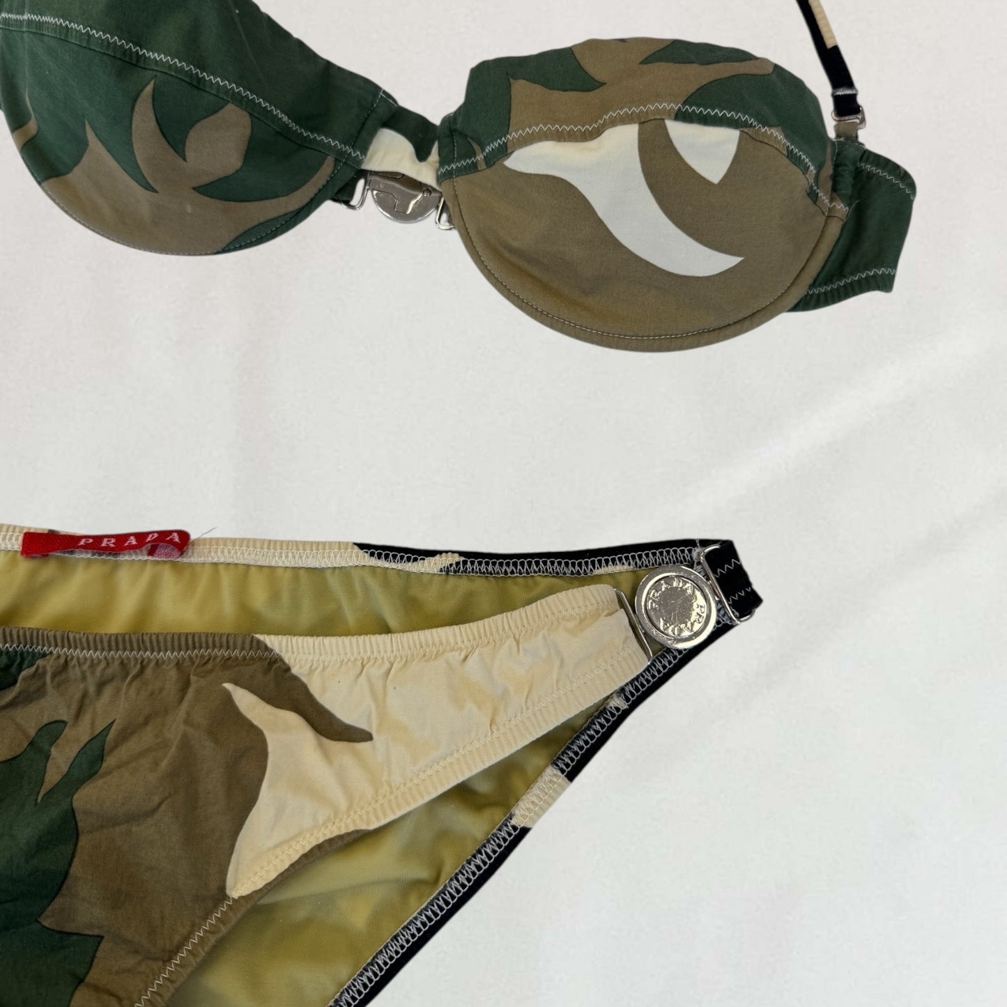 Prada camo print bikini