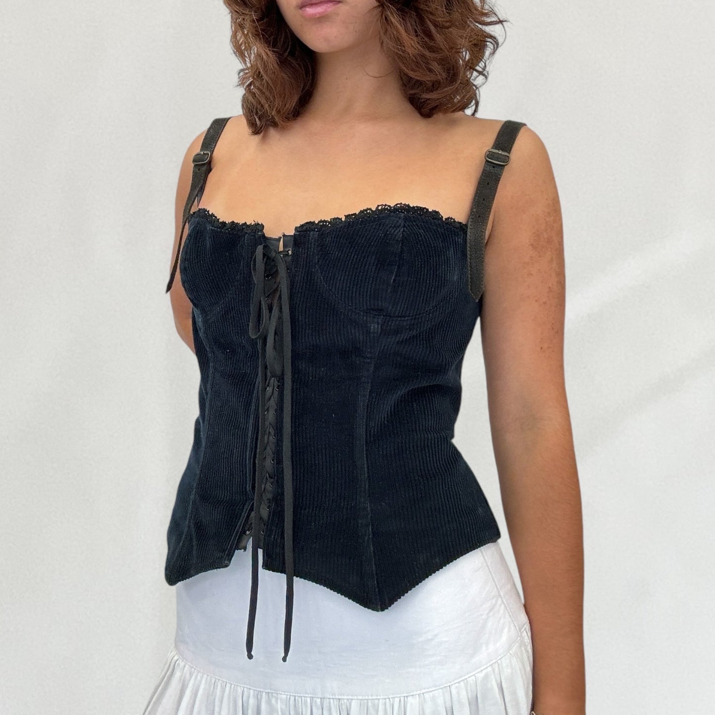 Dolce & Gabbana cord corset top