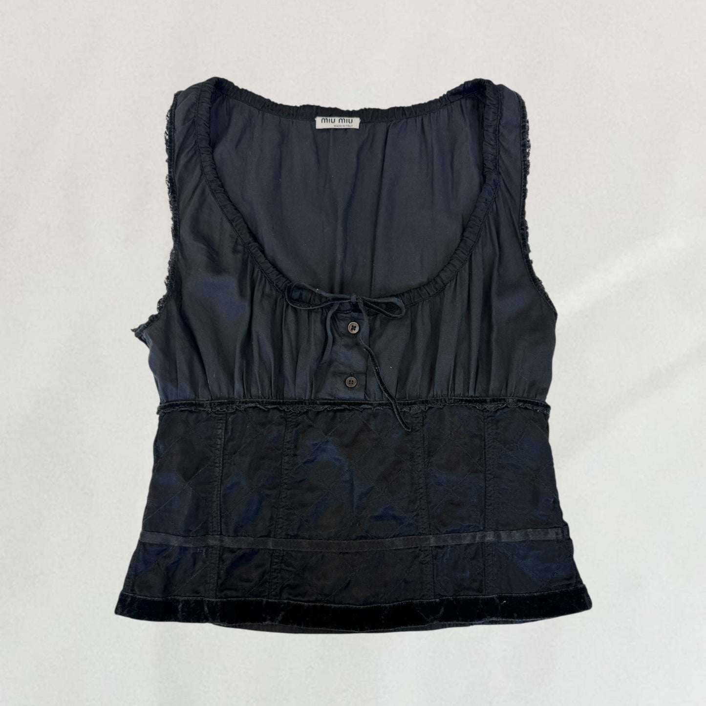 Miu Miu satin top