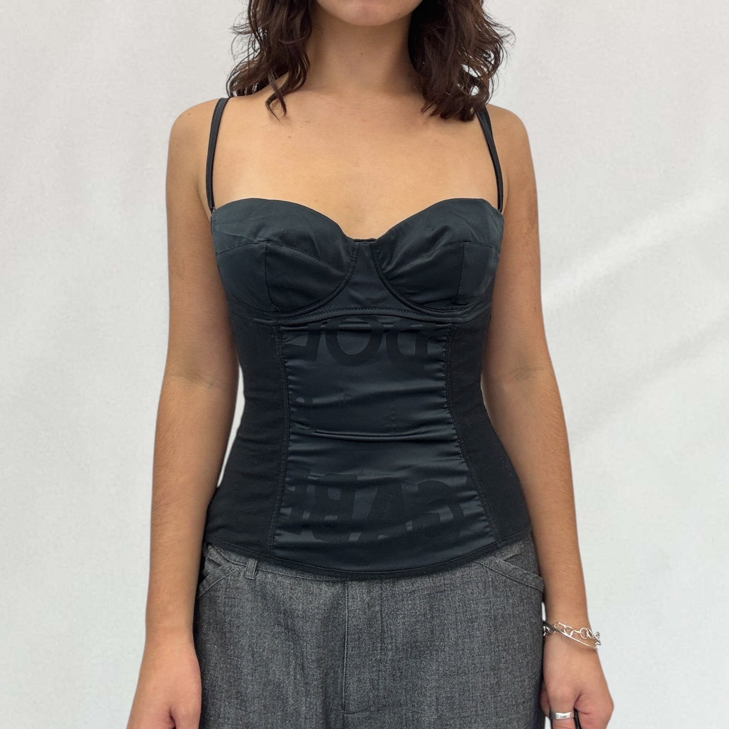 Dolce & Gabbana satin corset top