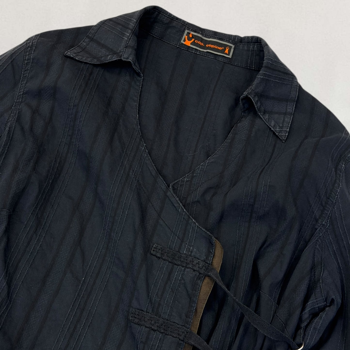 Cop Copine wrap shirt