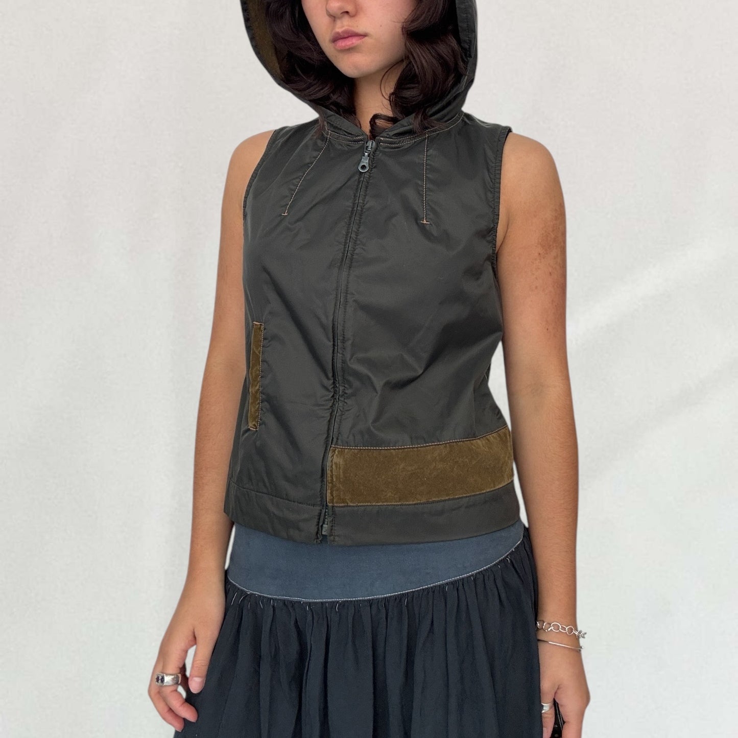 Cop Copine hooded vest