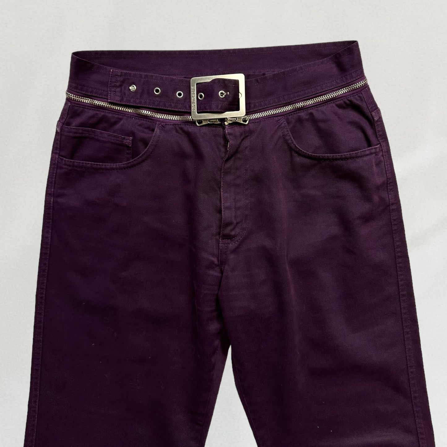 Jean-Paul Gaultier buckle jeans