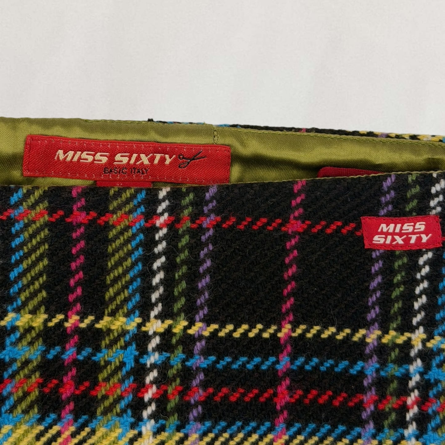 Miss Sixty plaid skirt