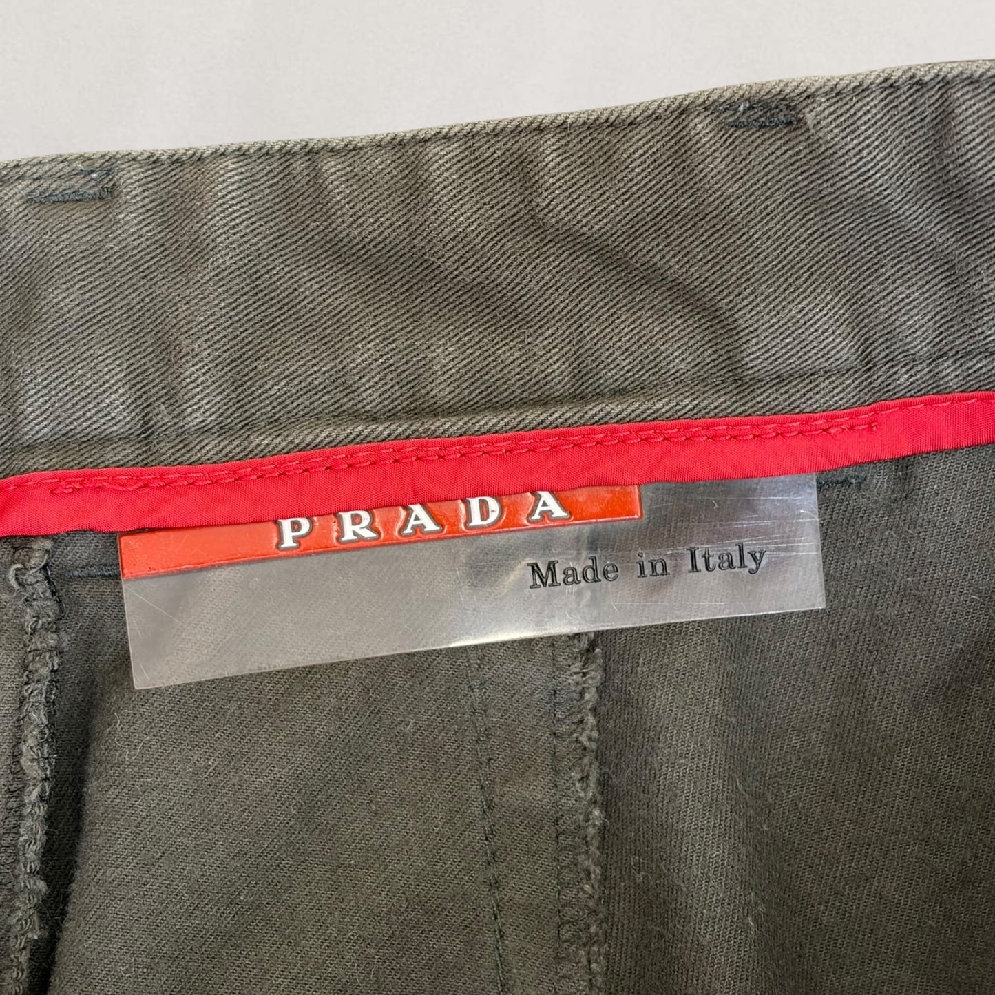 Prada wide leg trousers