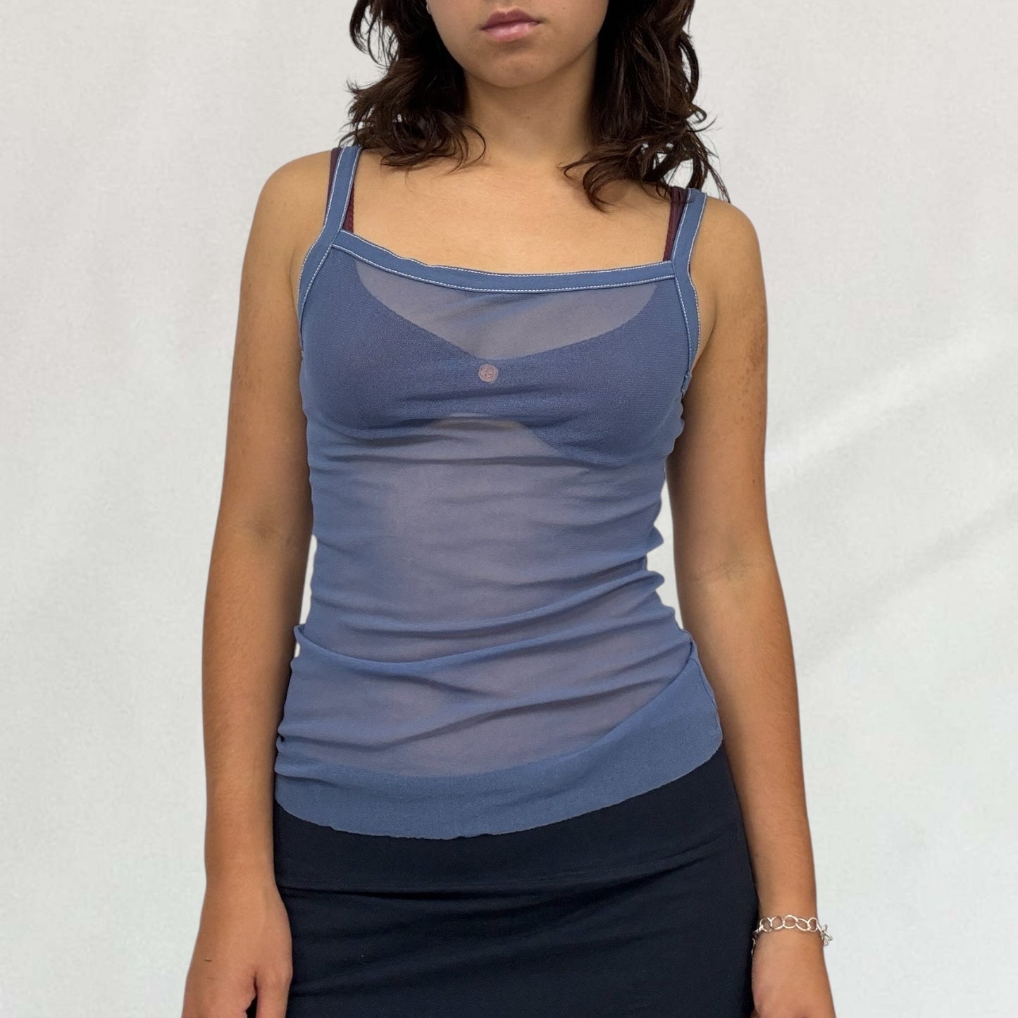 Jean Paul Gaultier mesh cami