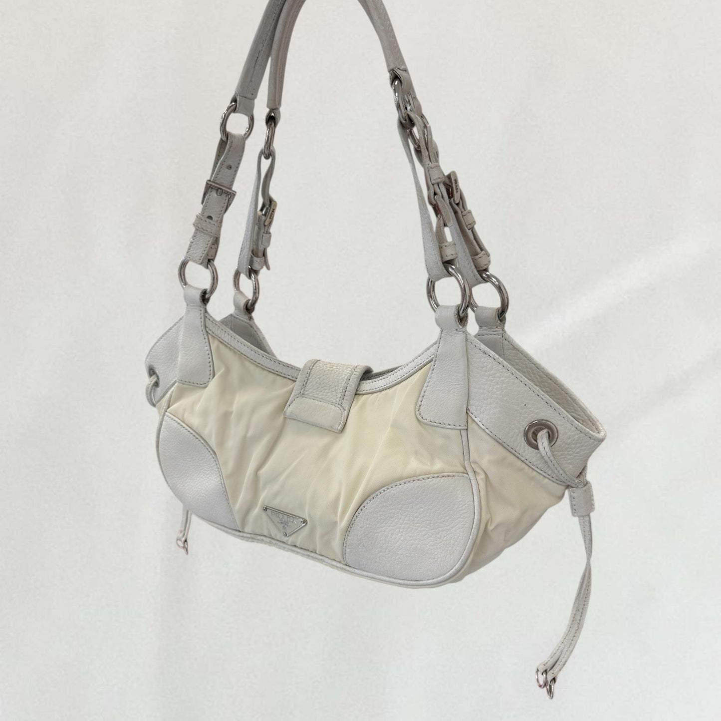 Prada buckle detail bag