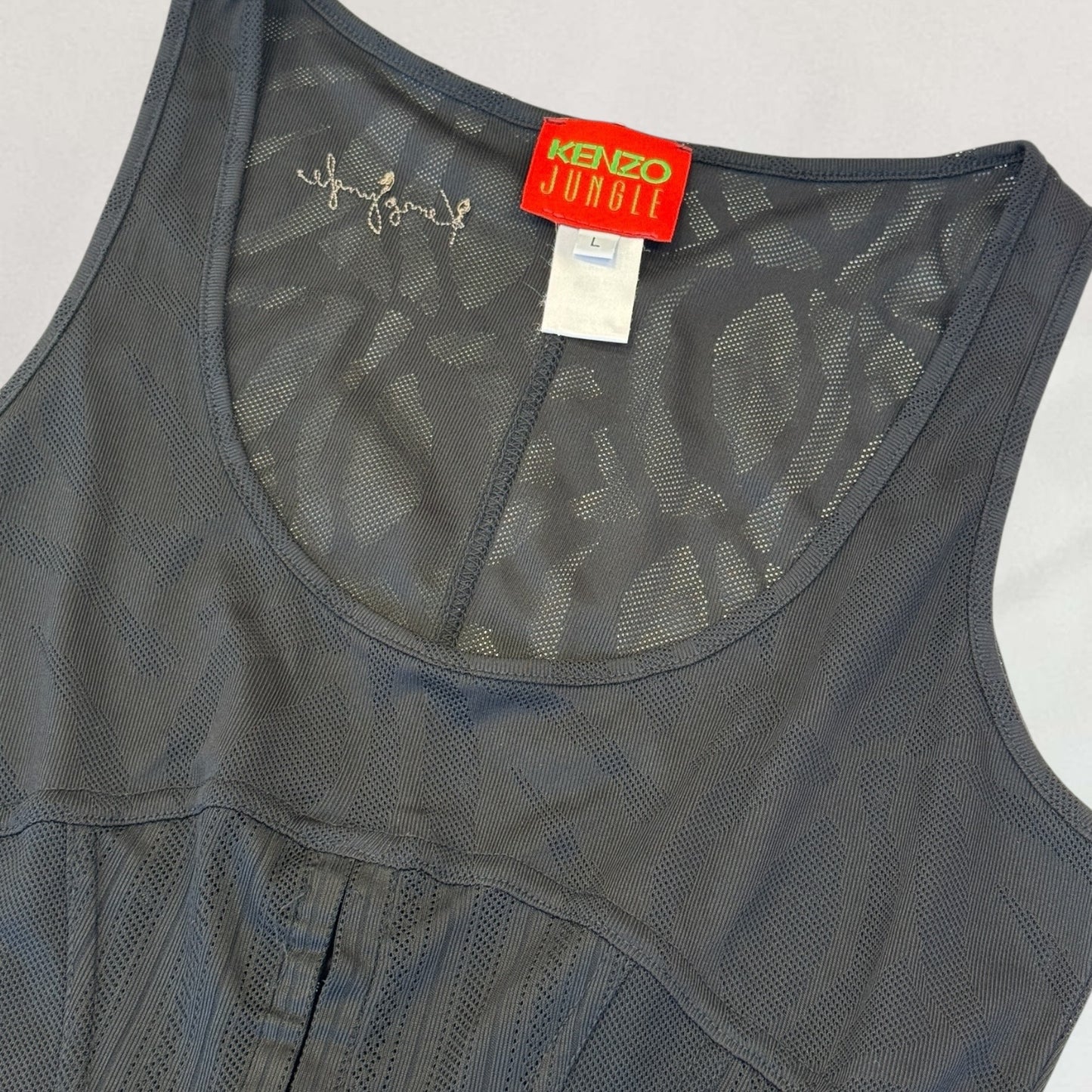 Kenzo hook and eye detail tank