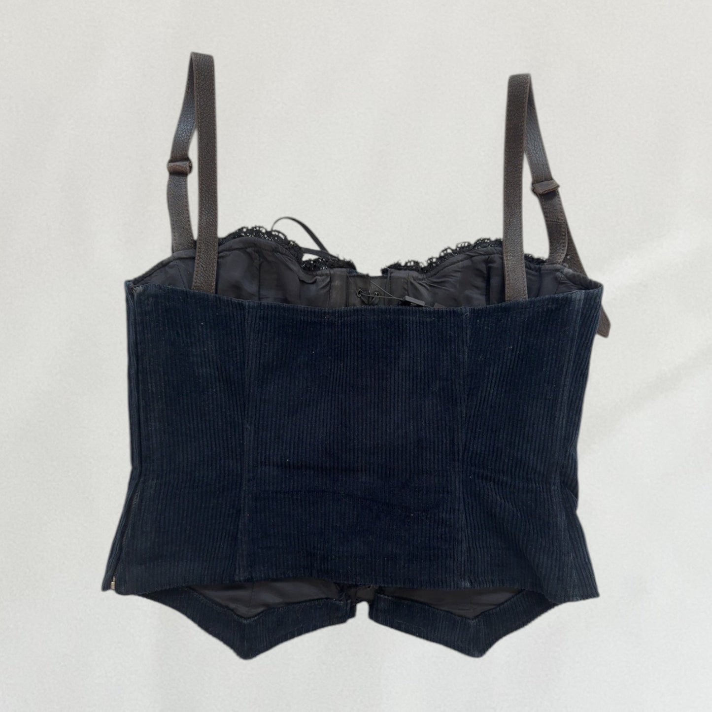 Dolce & Gabbana cord corset top