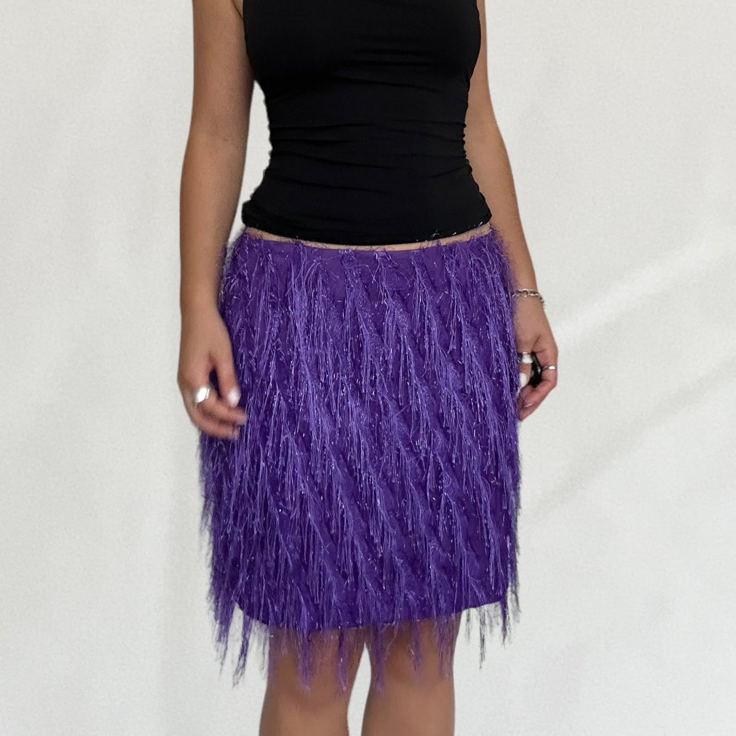 Roberto Cavalli tassel skirt