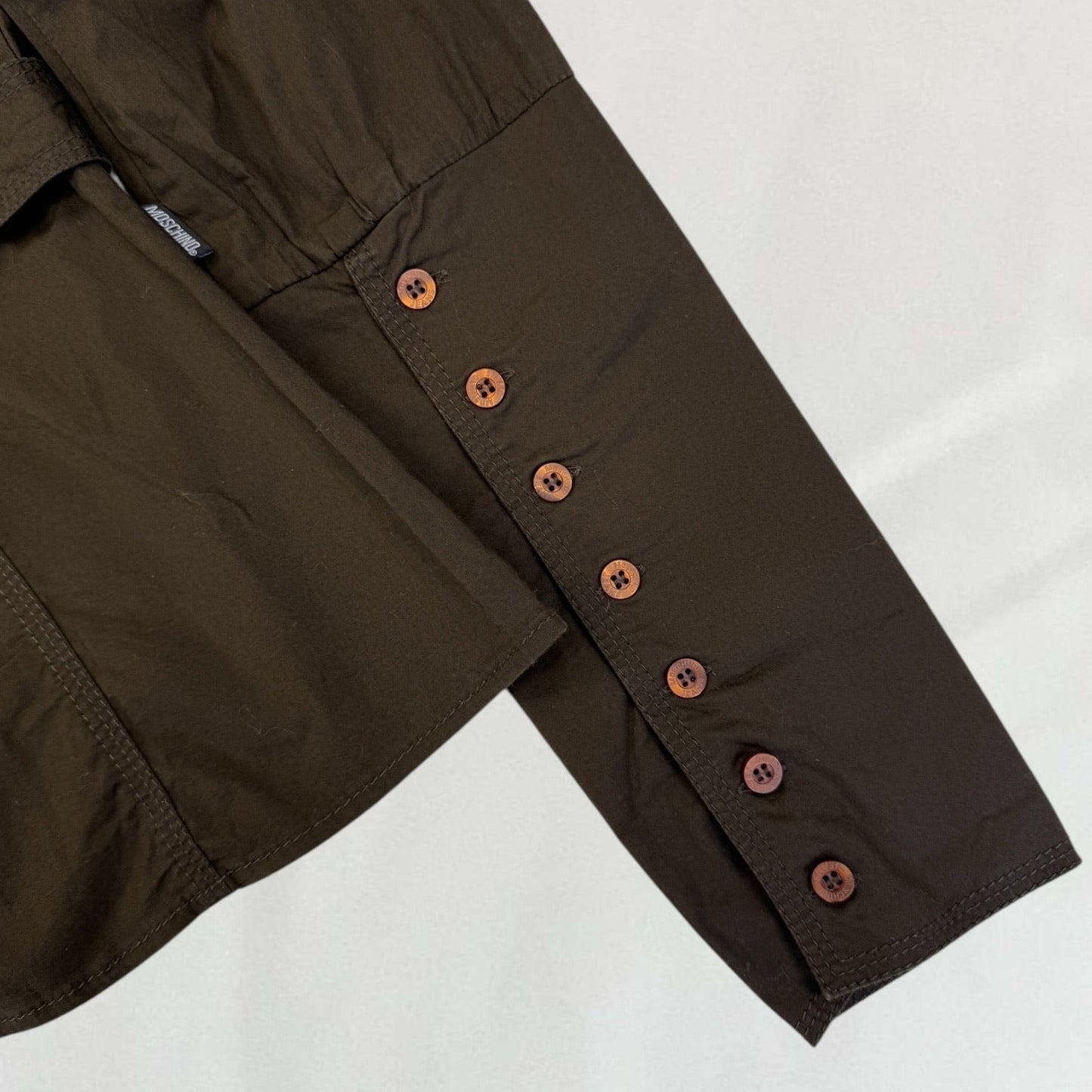 Moschino military style shirt