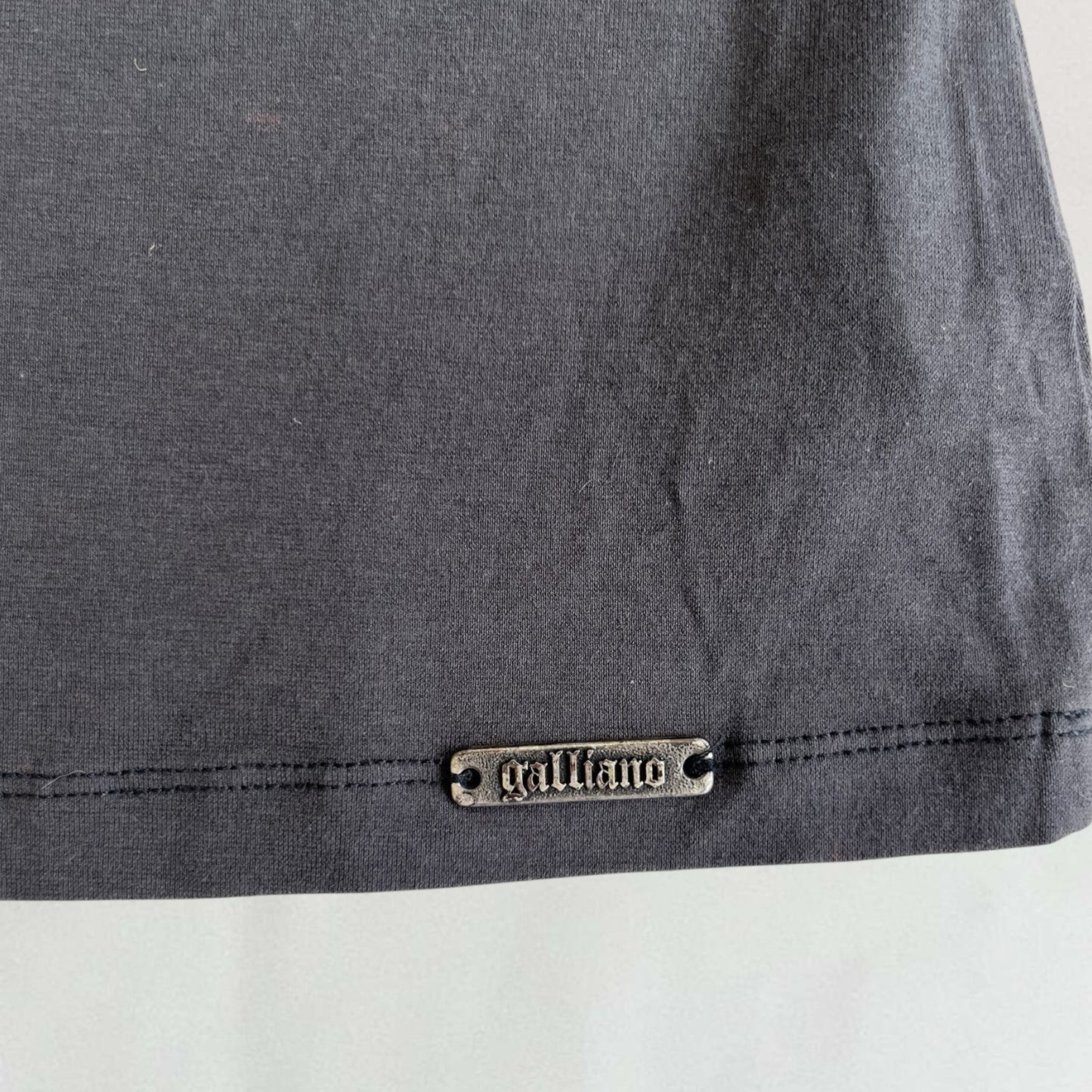 John Galliano button detail tank