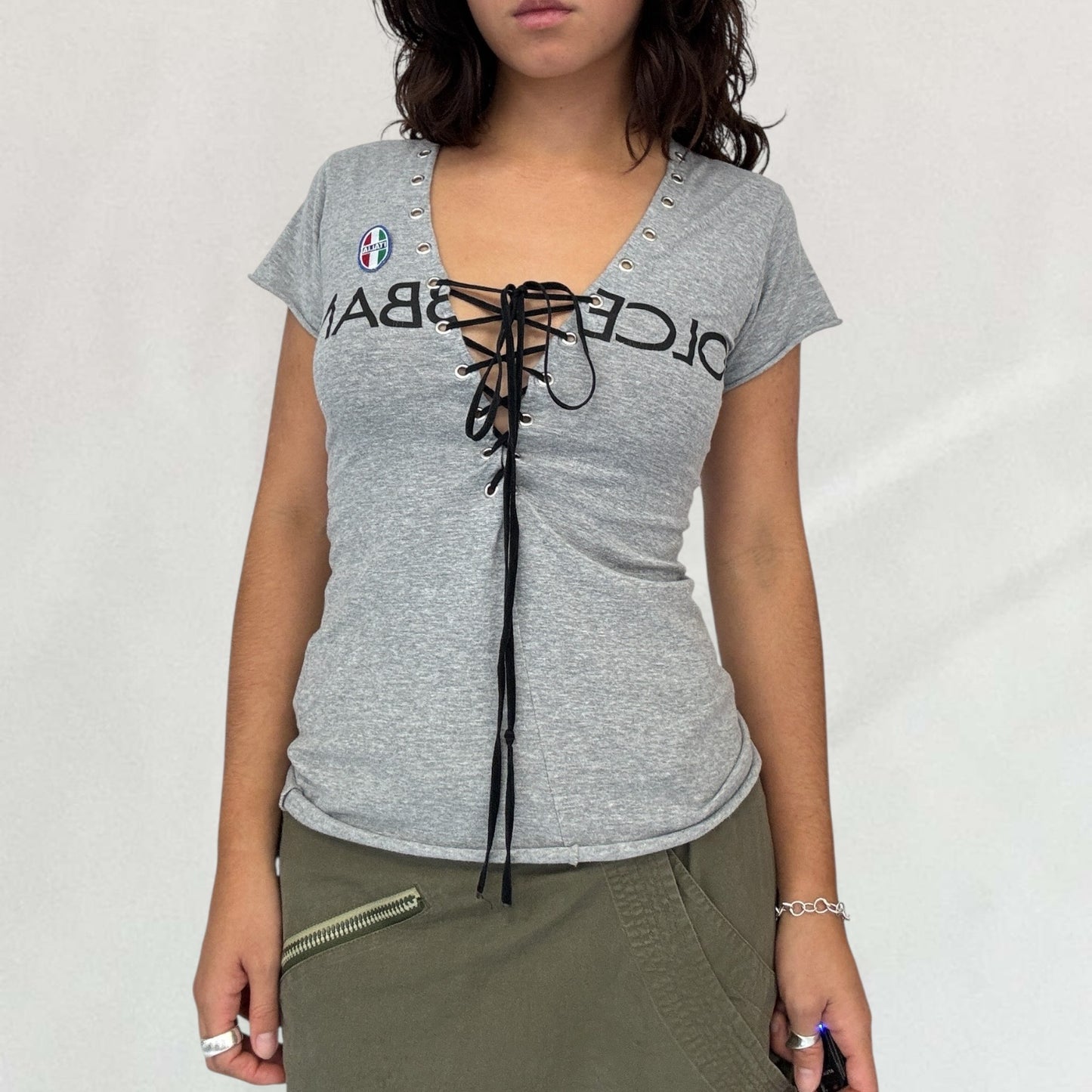 Dolce & Gabbana lace-up T-shirt
