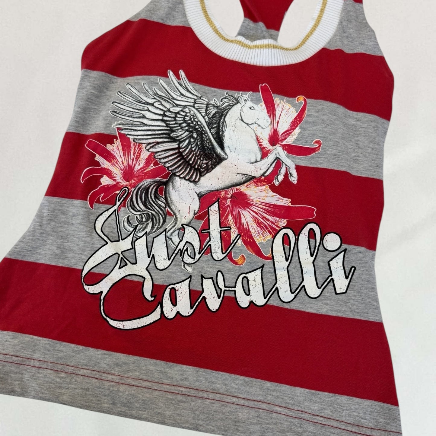 Roberto Cavalli striped tank top