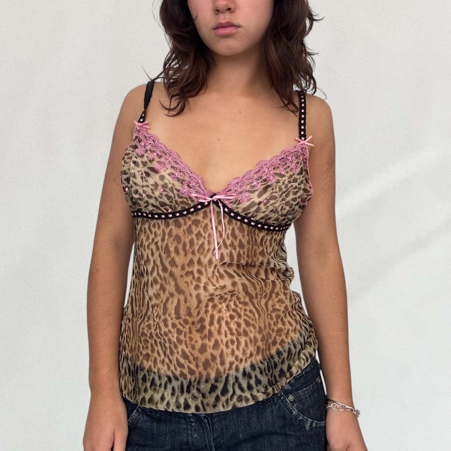 Roberto Cavalli leopard cami
