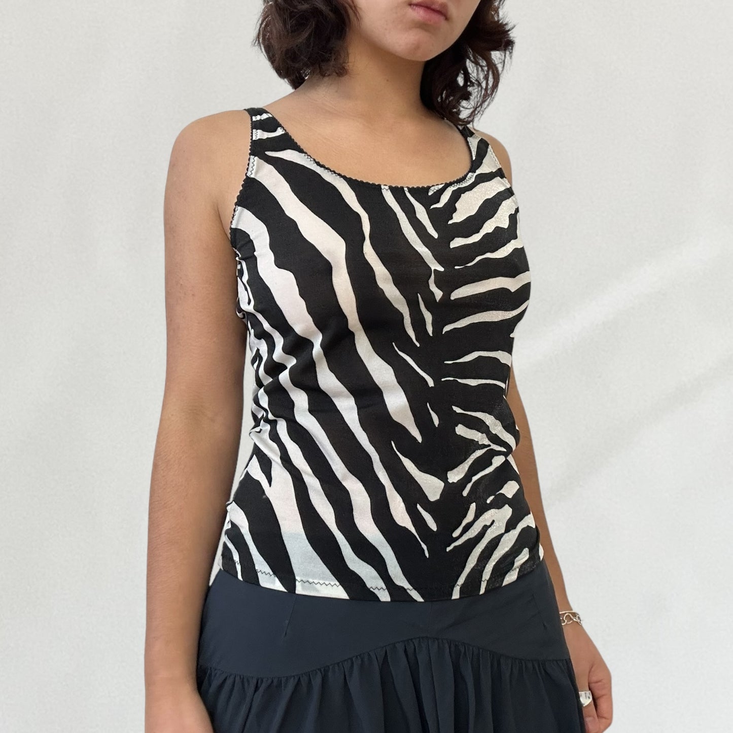 Dolce & Gabbana zebra print cami top