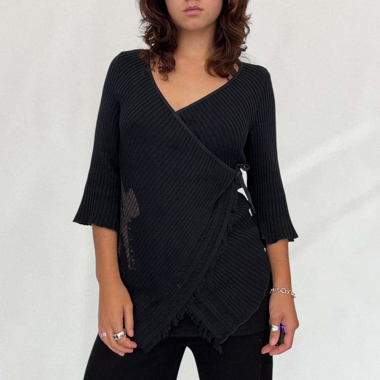 Cop Copine wrap cardigan