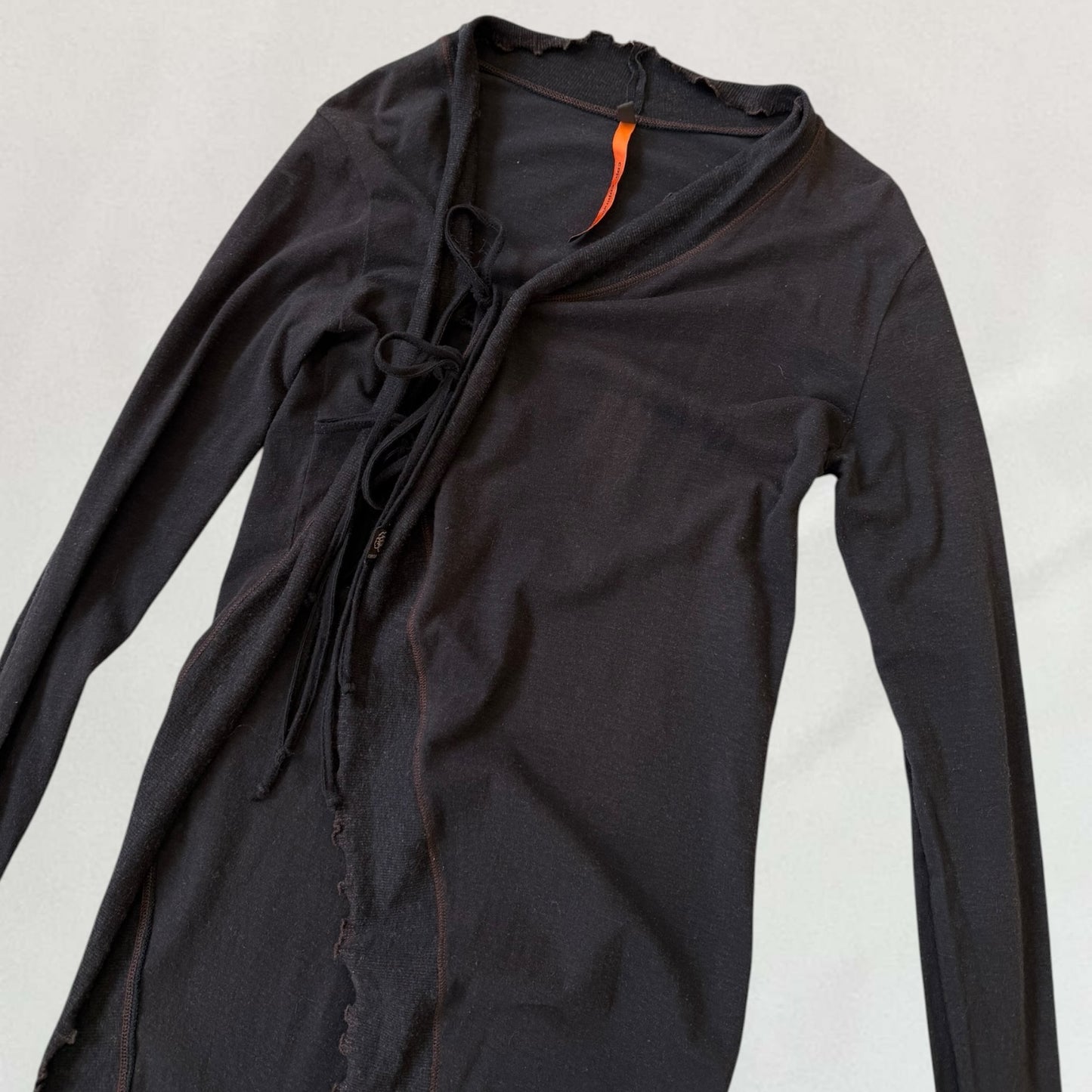 Cop Copine tie detail top