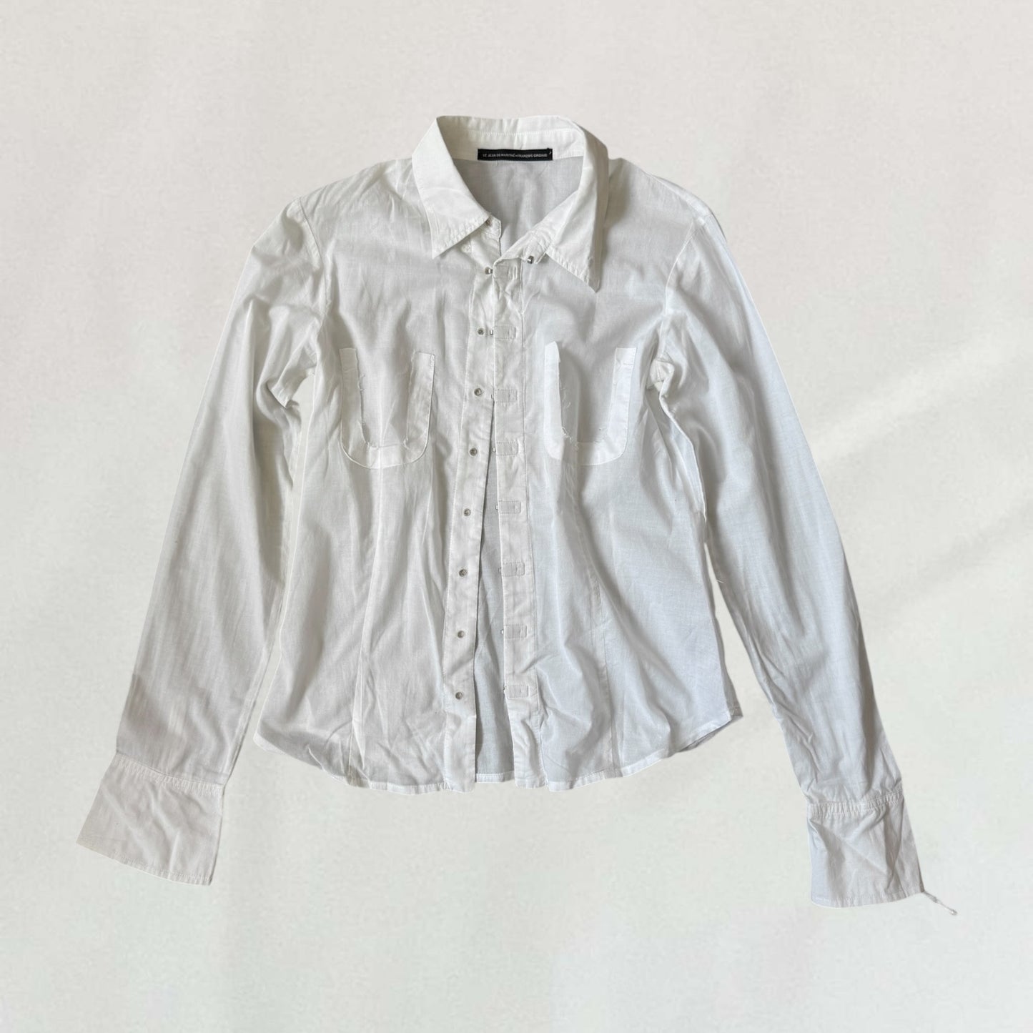 Marithé + François Girbaud sheer shirt