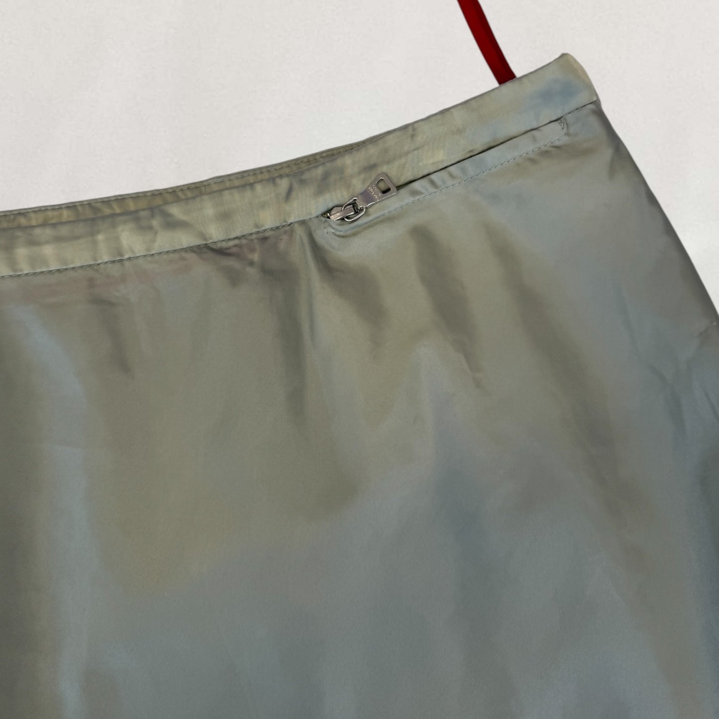 Prada satin midi skirt