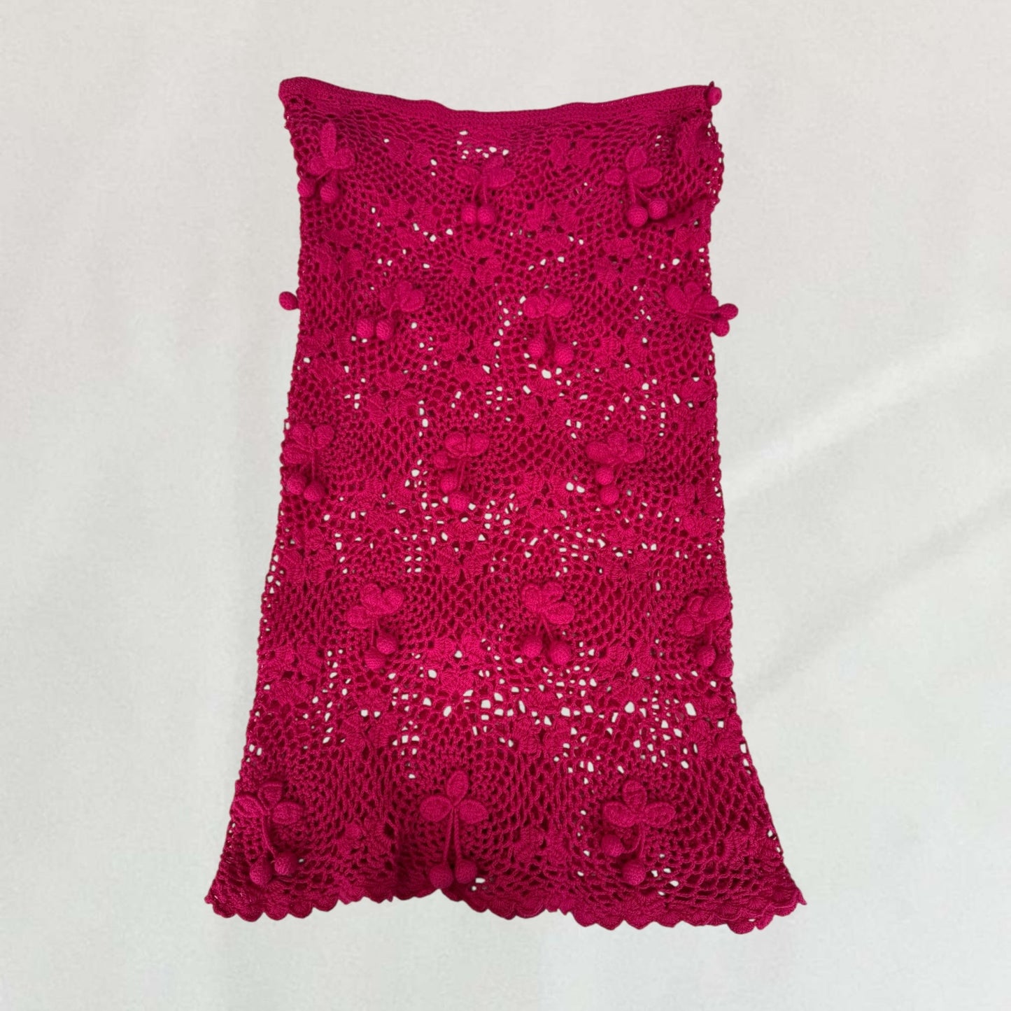 Blumarine crochet skirt