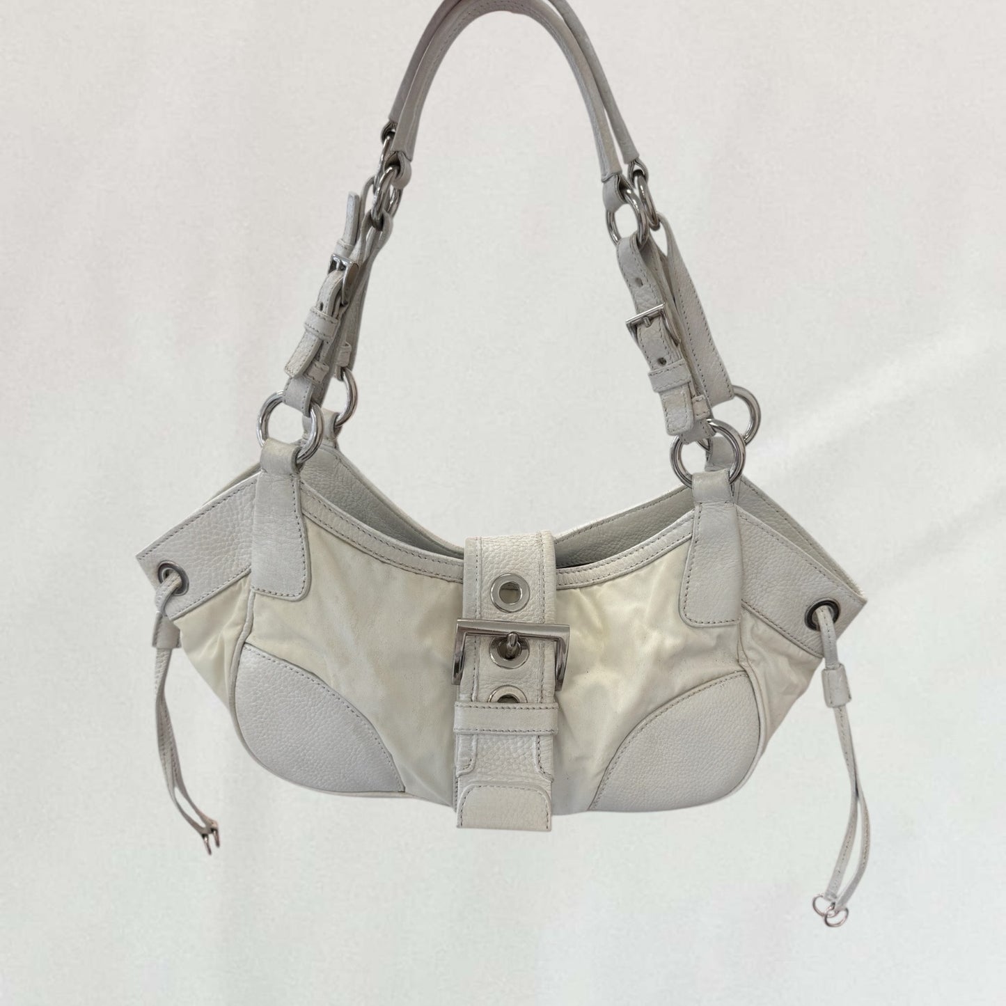 Prada buckle detail bag