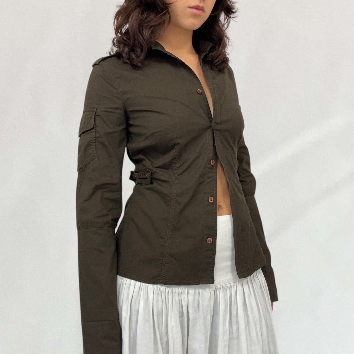 Moschino military style shirt