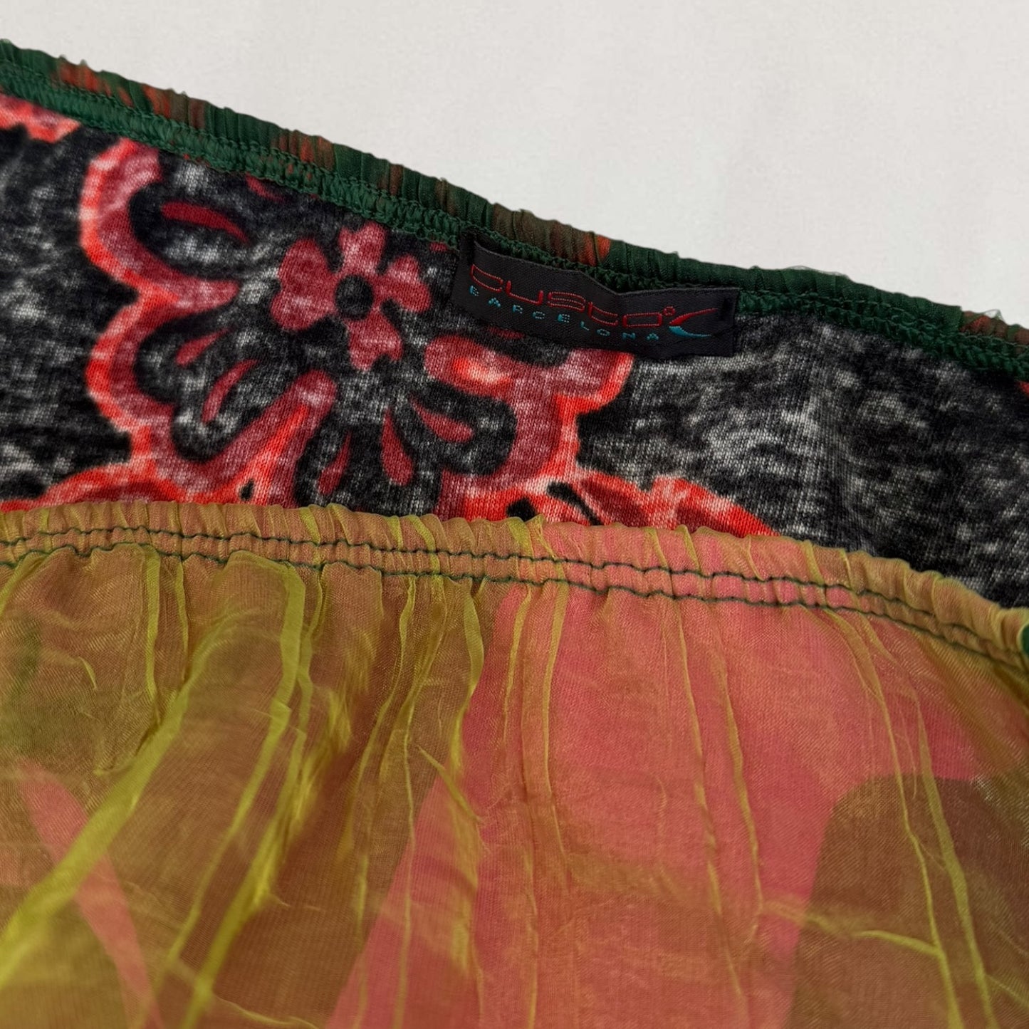 Custo Barcelona double layered skirt