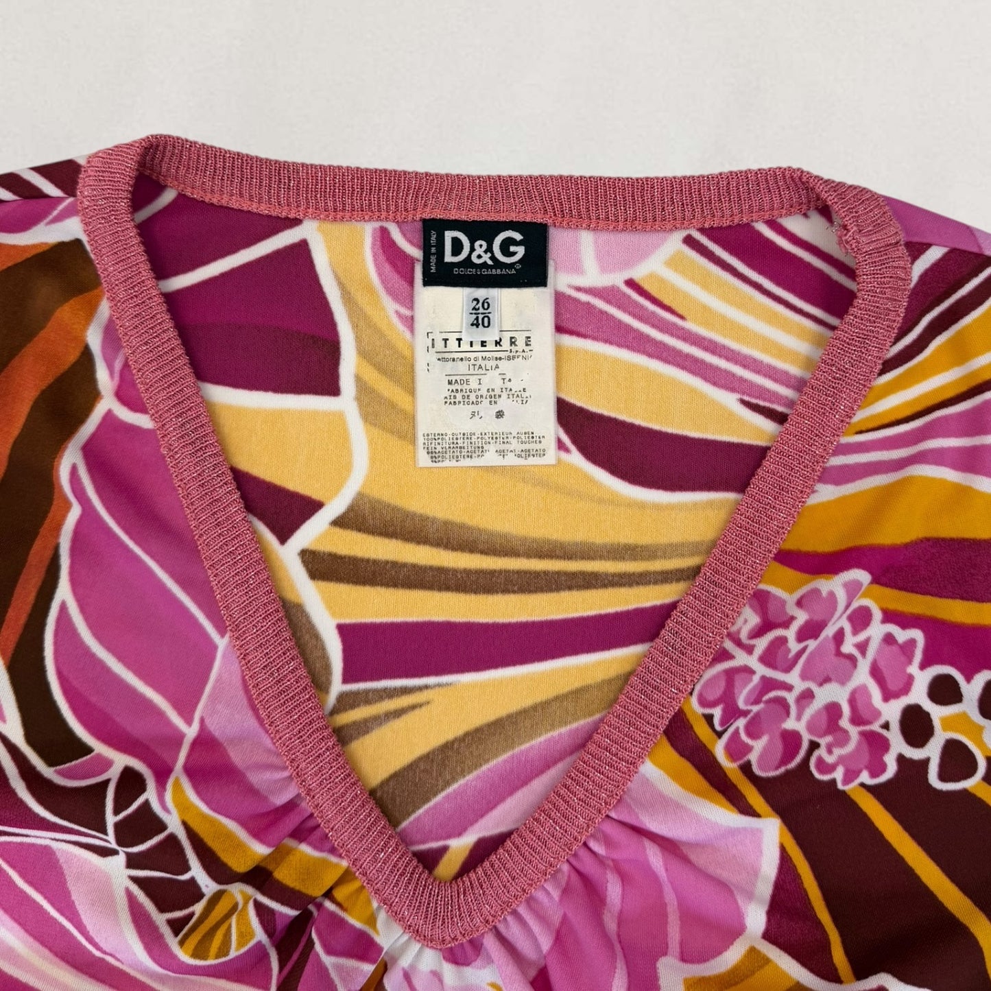 Dolce & Gabbana flower print top