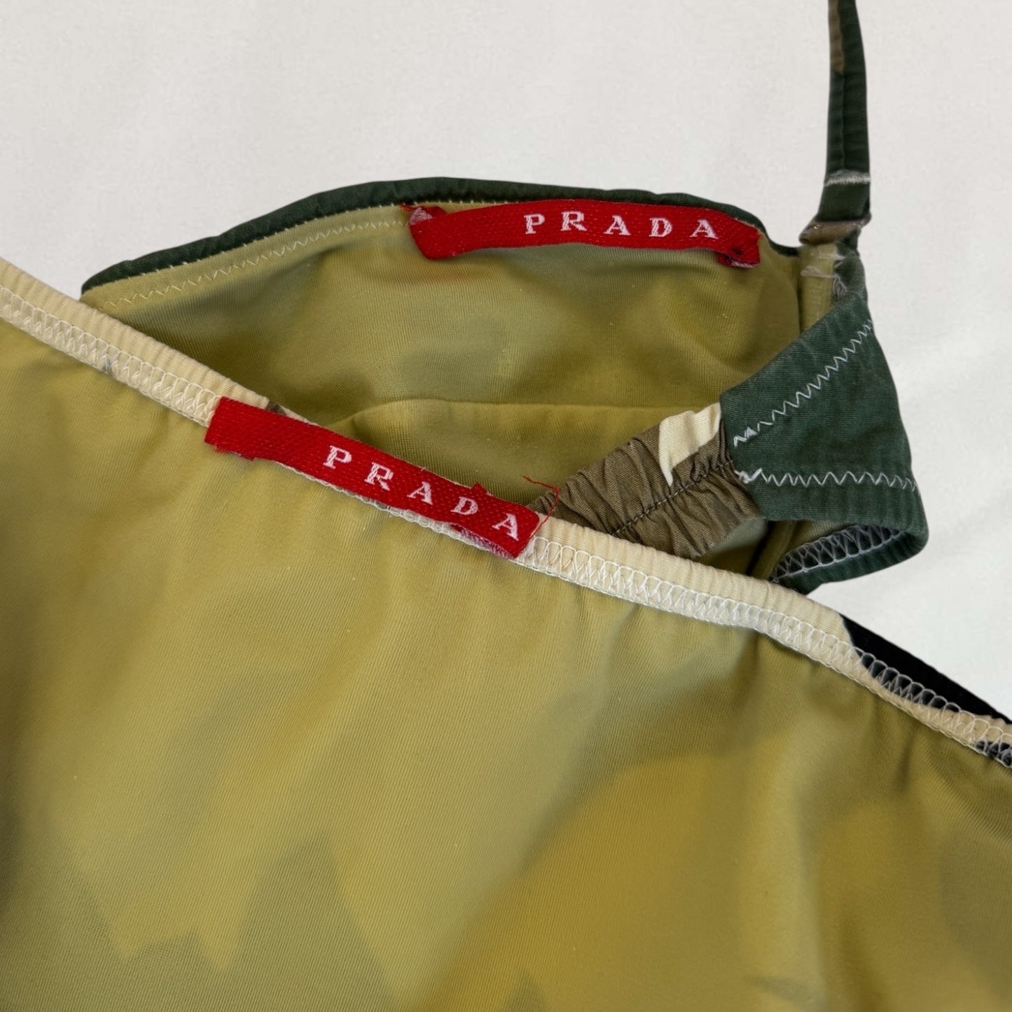 Prada camo print bikini