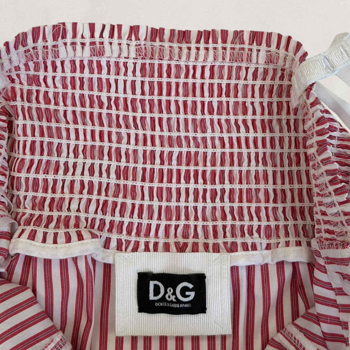 Dolce & Gabbana pinstripe fitted cami top