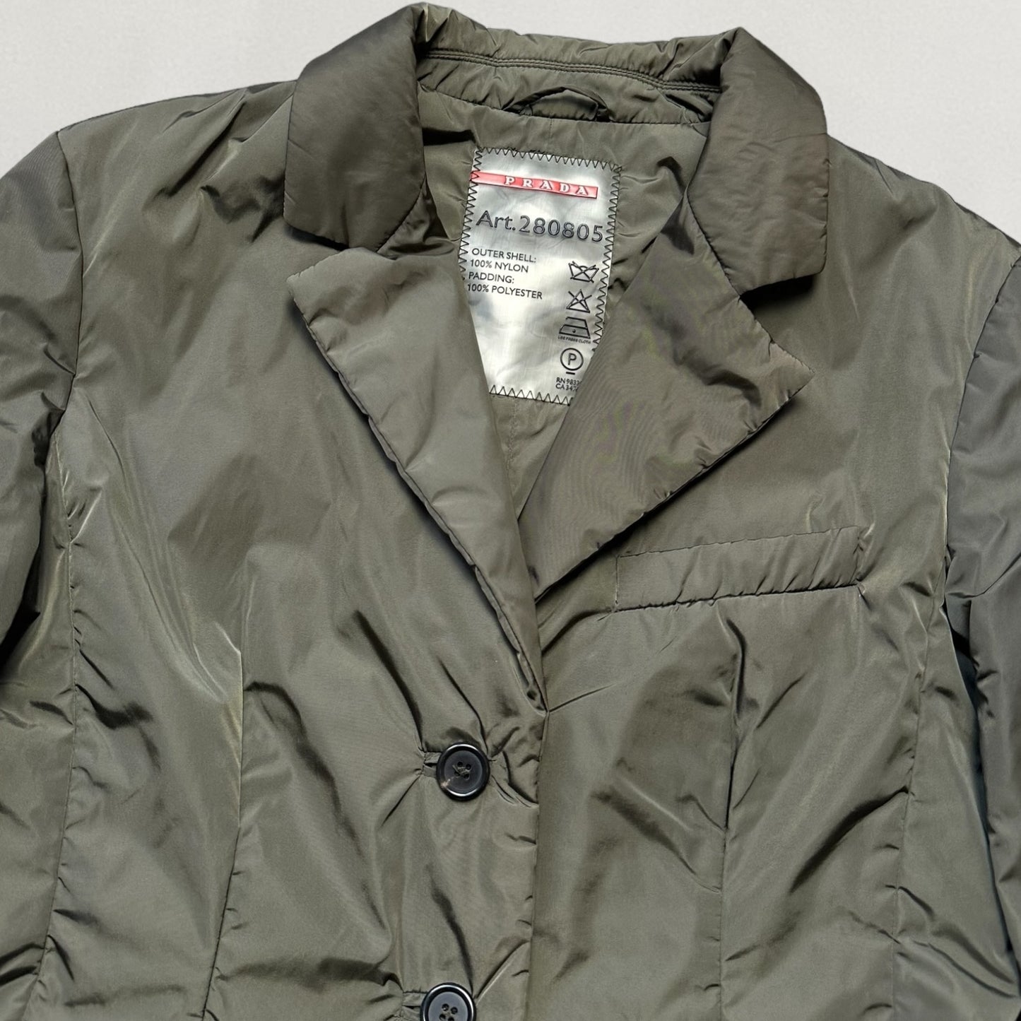 Prada nylon suit jacket