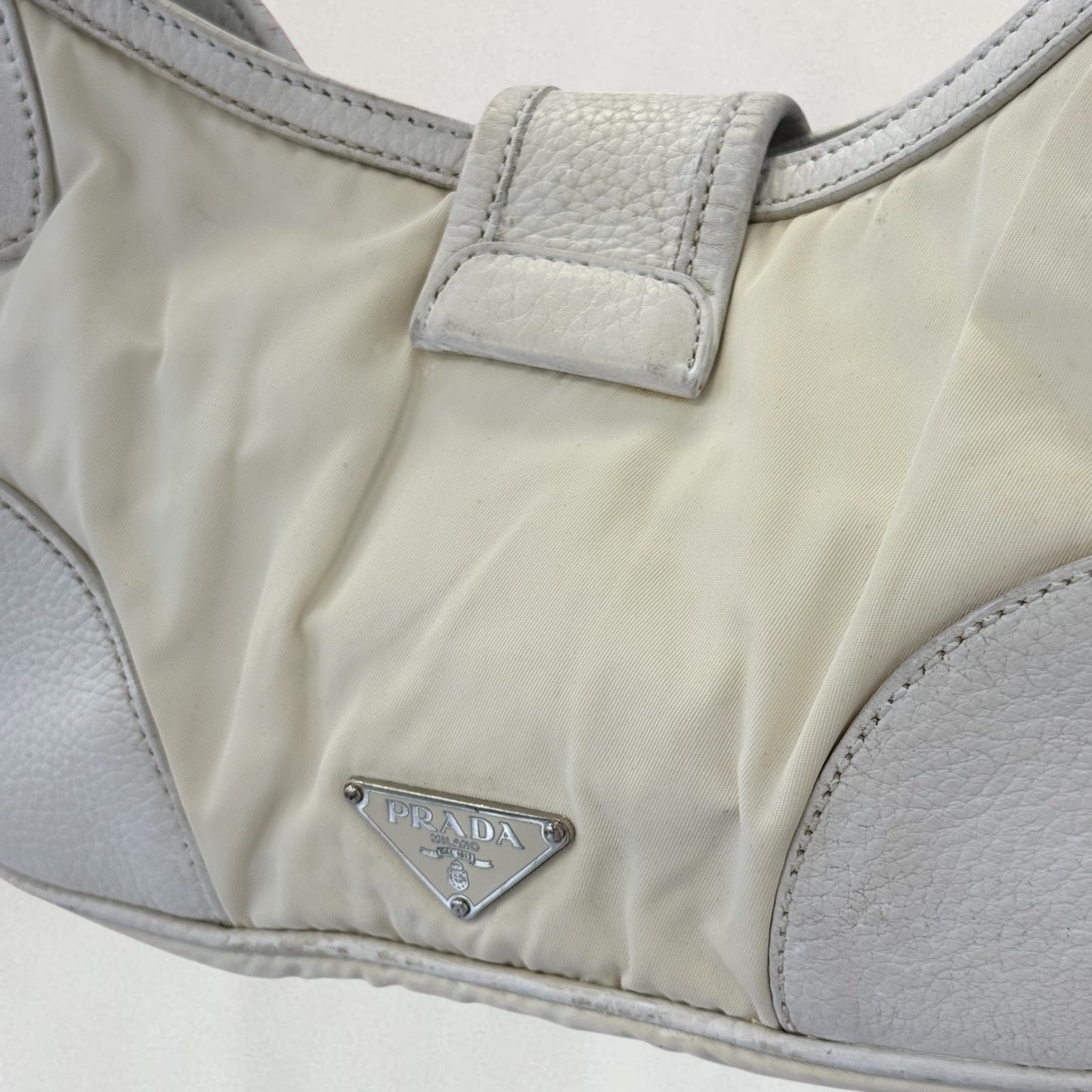 Prada buckle detail bag