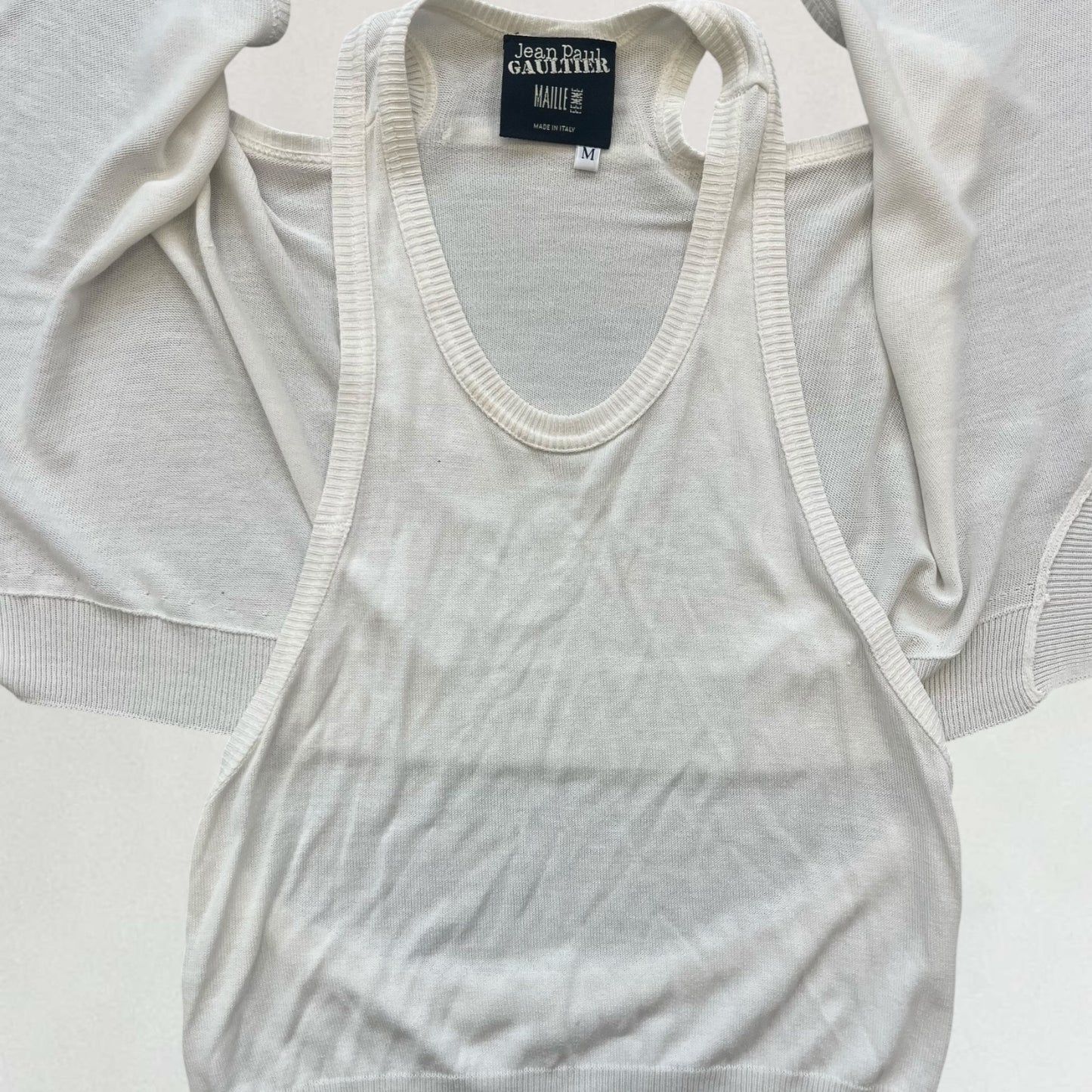 Jean Paul Gaultier double-layered top