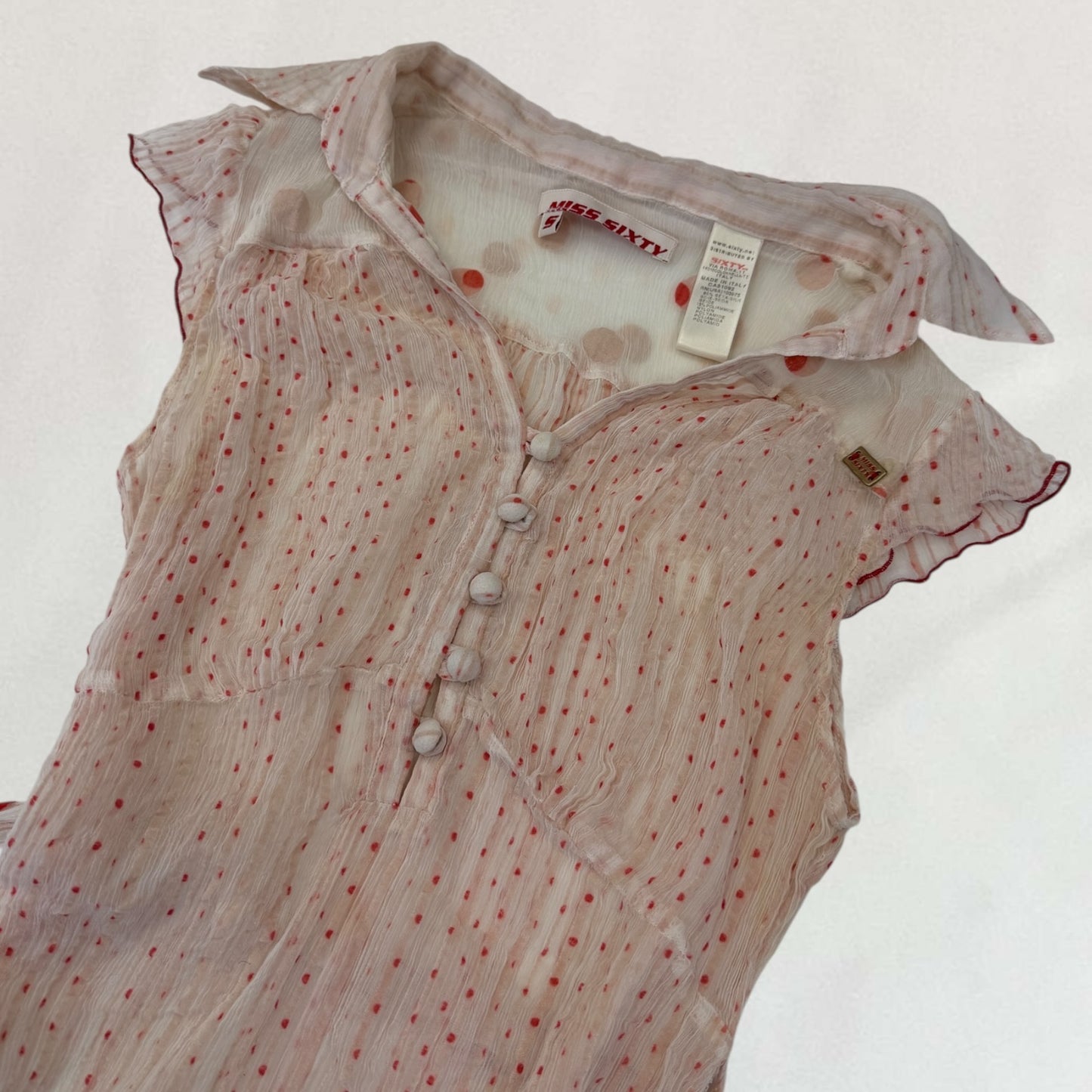 Miss Sixty polka dot vest