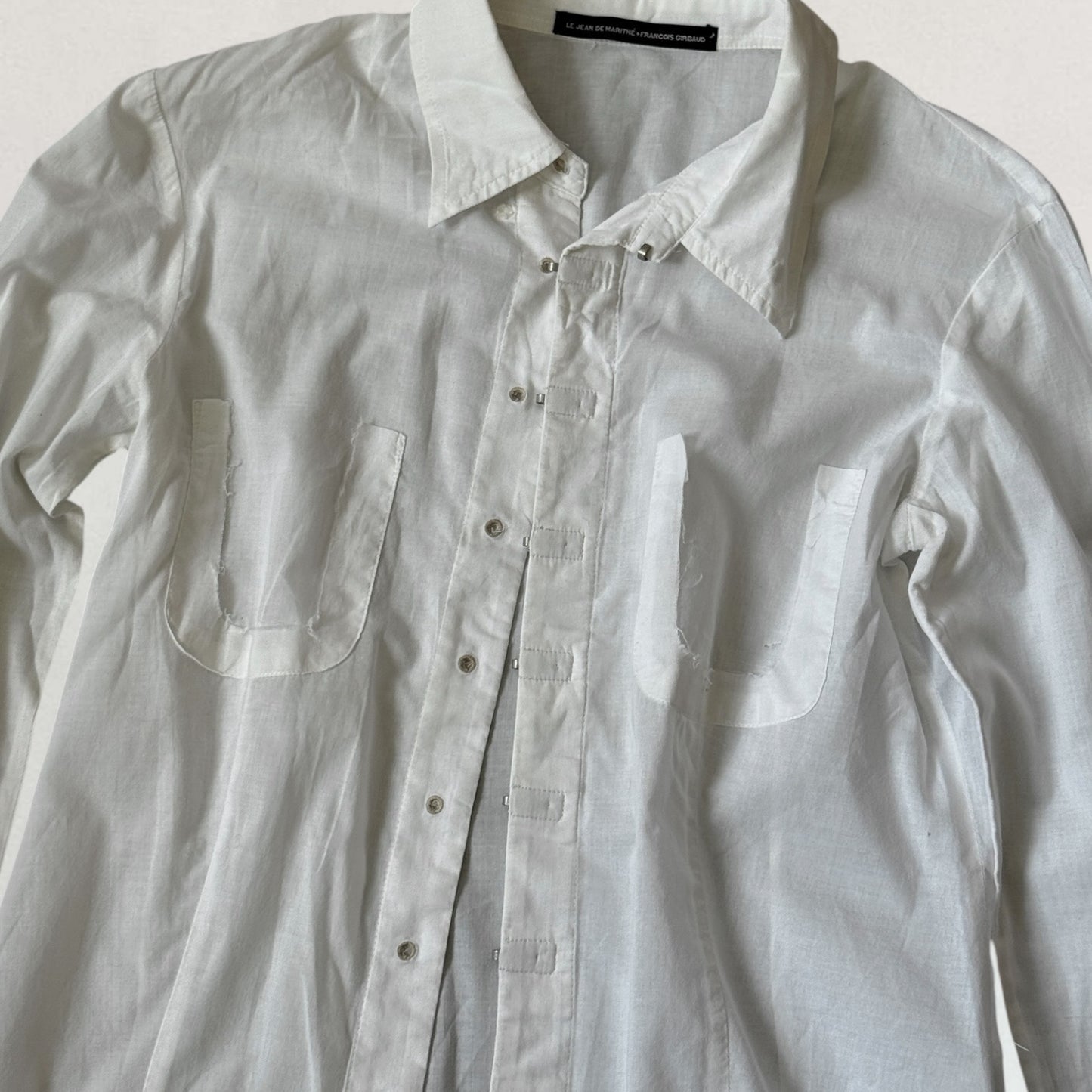 Marithé + François Girbaud sheer shirt
