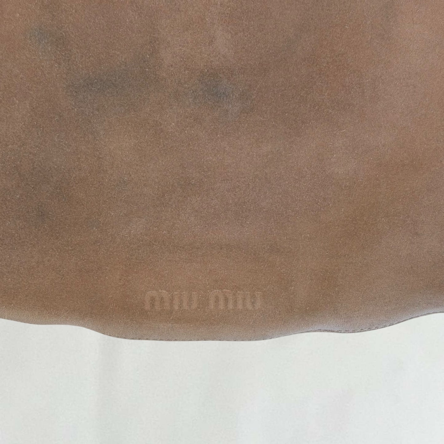 Miu Miu suede bag
