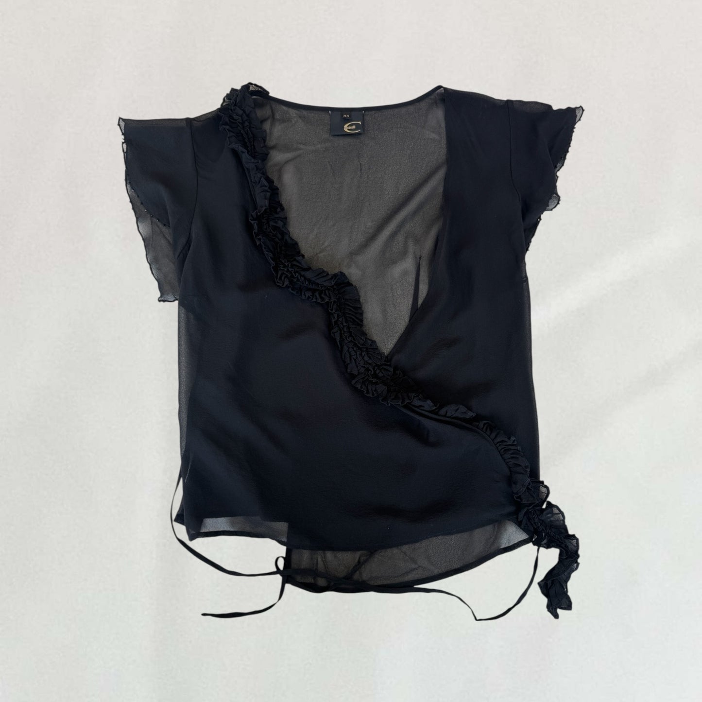 Roberto Cavalli wrap T-shirt